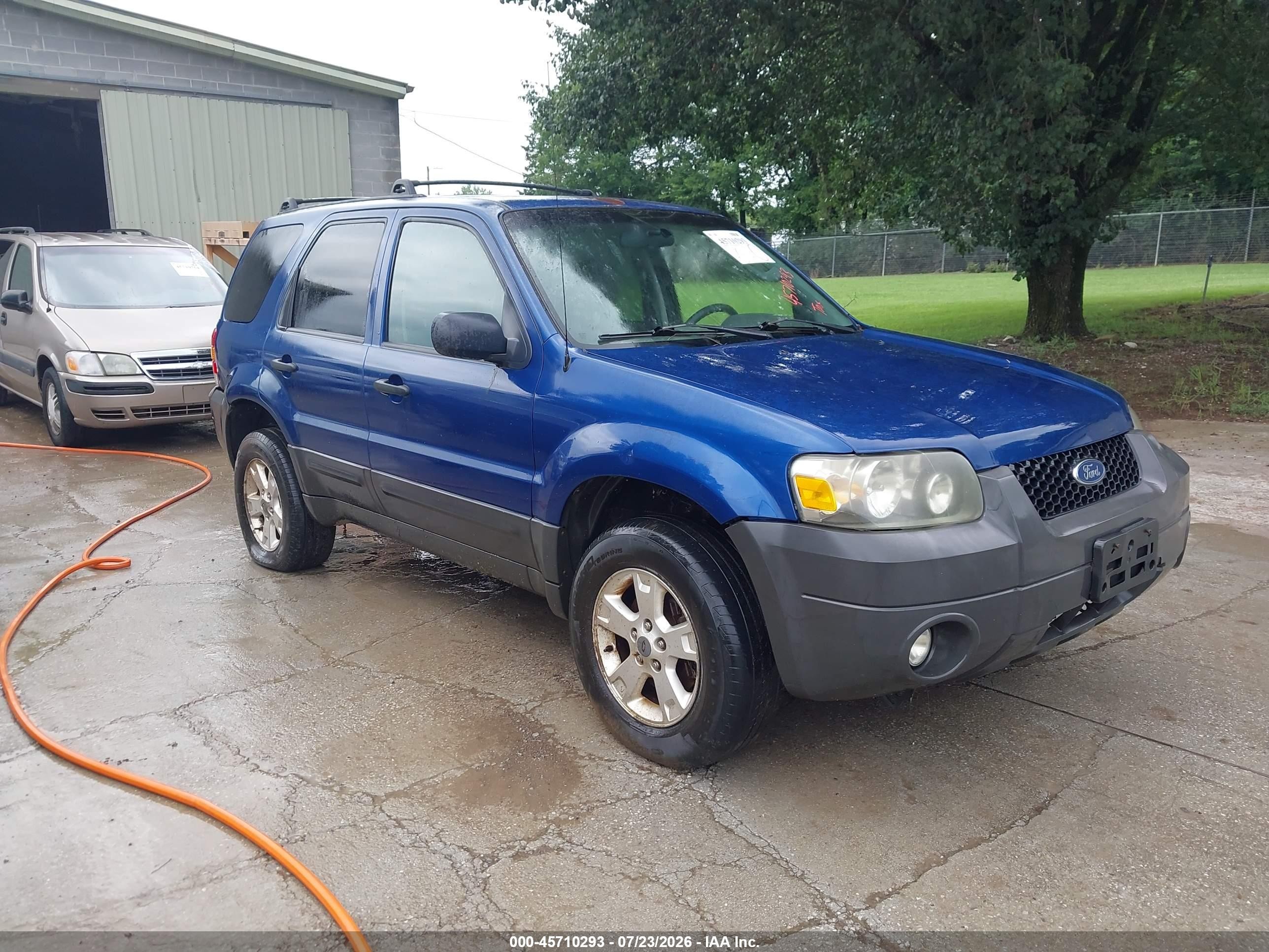 2007 Ford Escape Xlt/xlt Sport Blue vin: 1FMYU93187KB80581