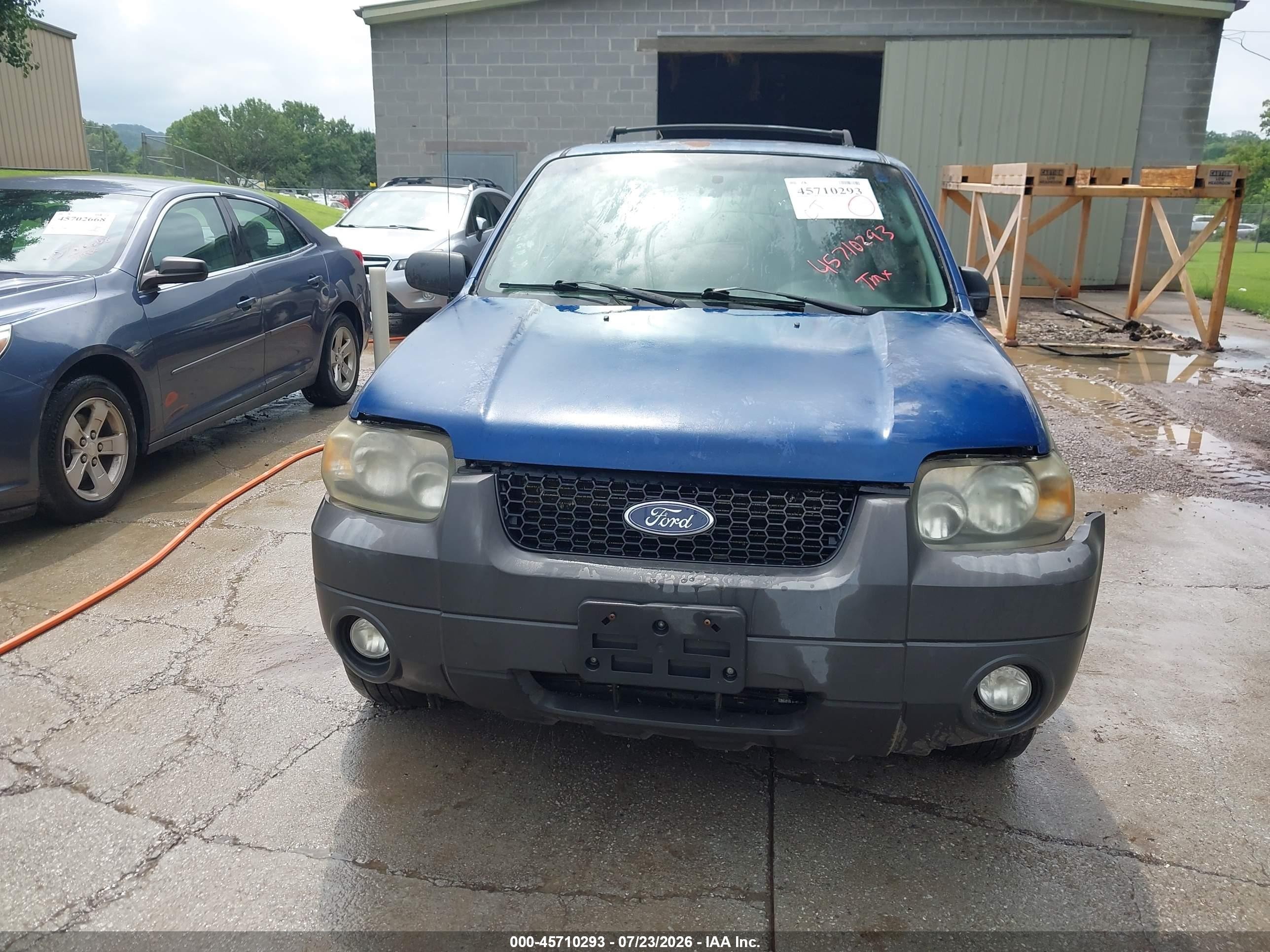 2007 Ford Escape Xlt/xlt Sport Blue vin: 1FMYU93187KB80581
