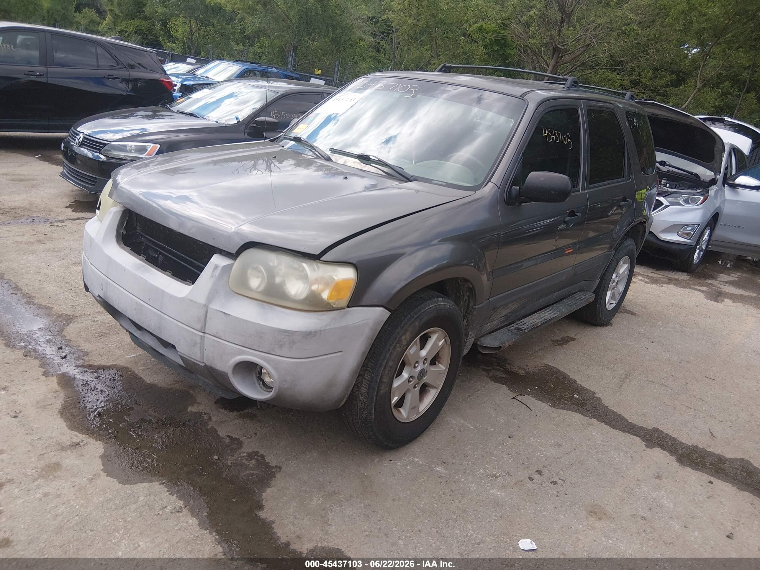 2005 Ford Escape Xlt Gray vin: 1FMYU93195KA41430