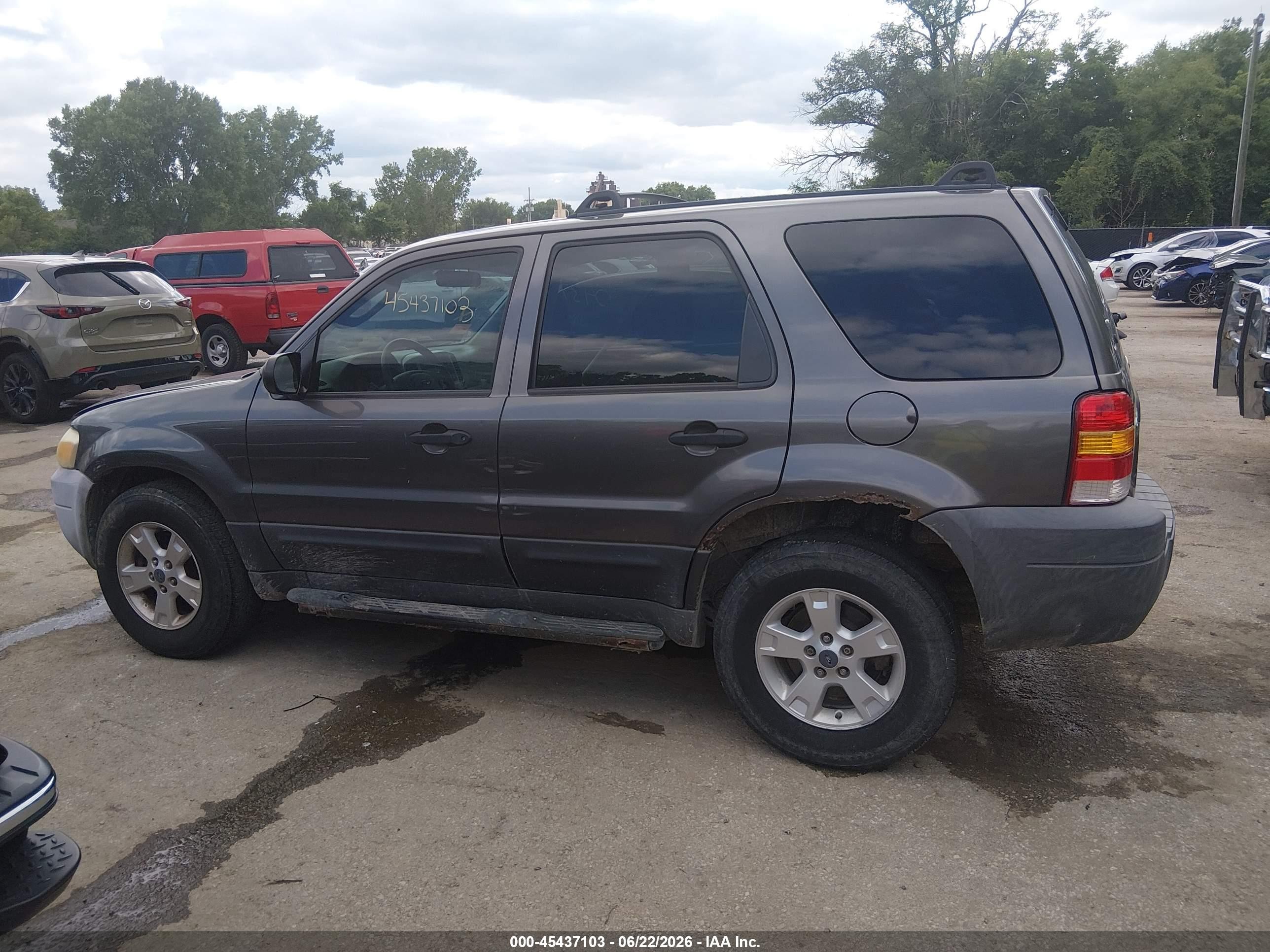 2005 Ford Escape Xlt Gray vin: 1FMYU93195KA41430