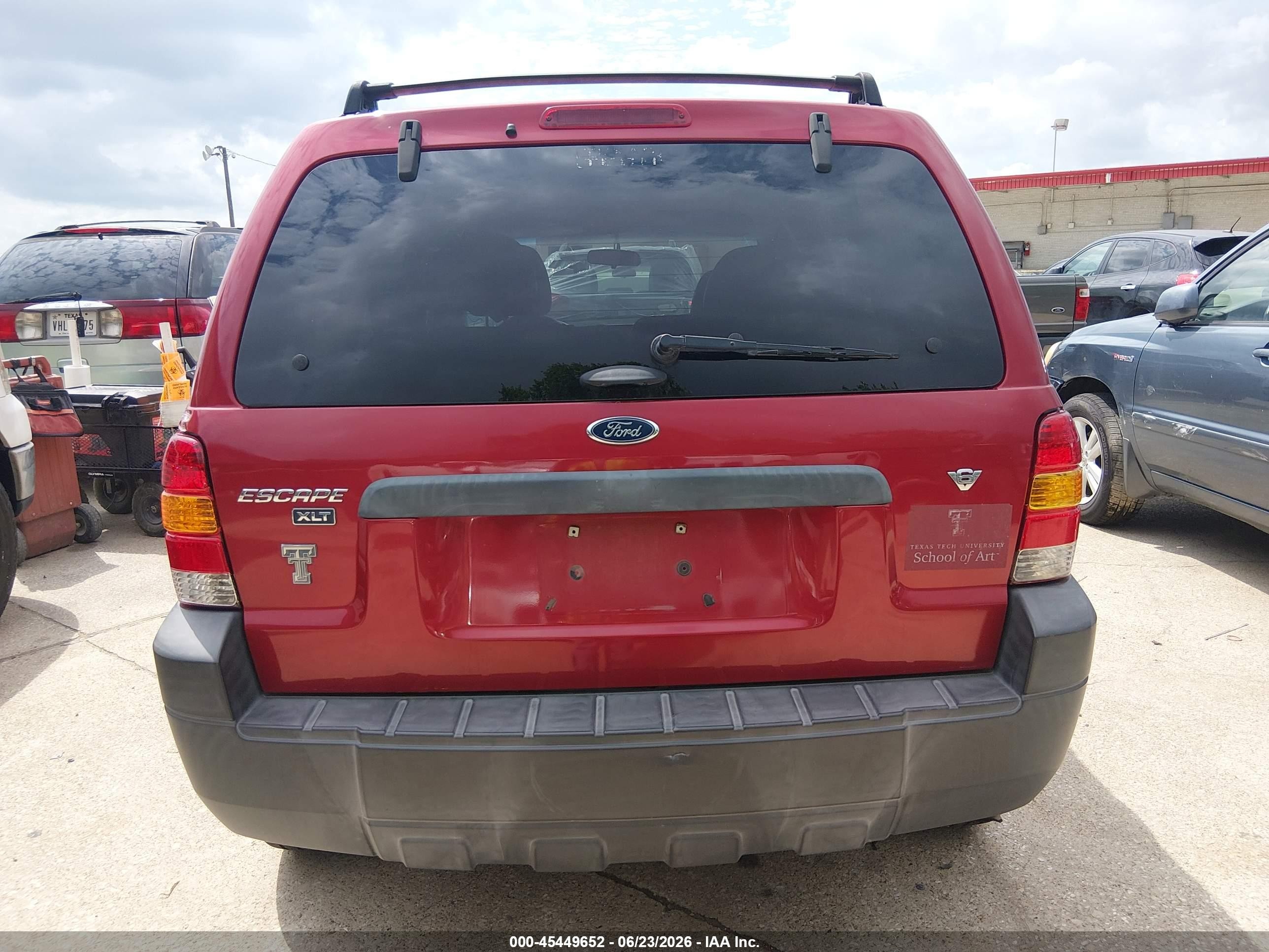 2005 Ford Escape Xlt Maroon vin: 1FMYU93195KB70090