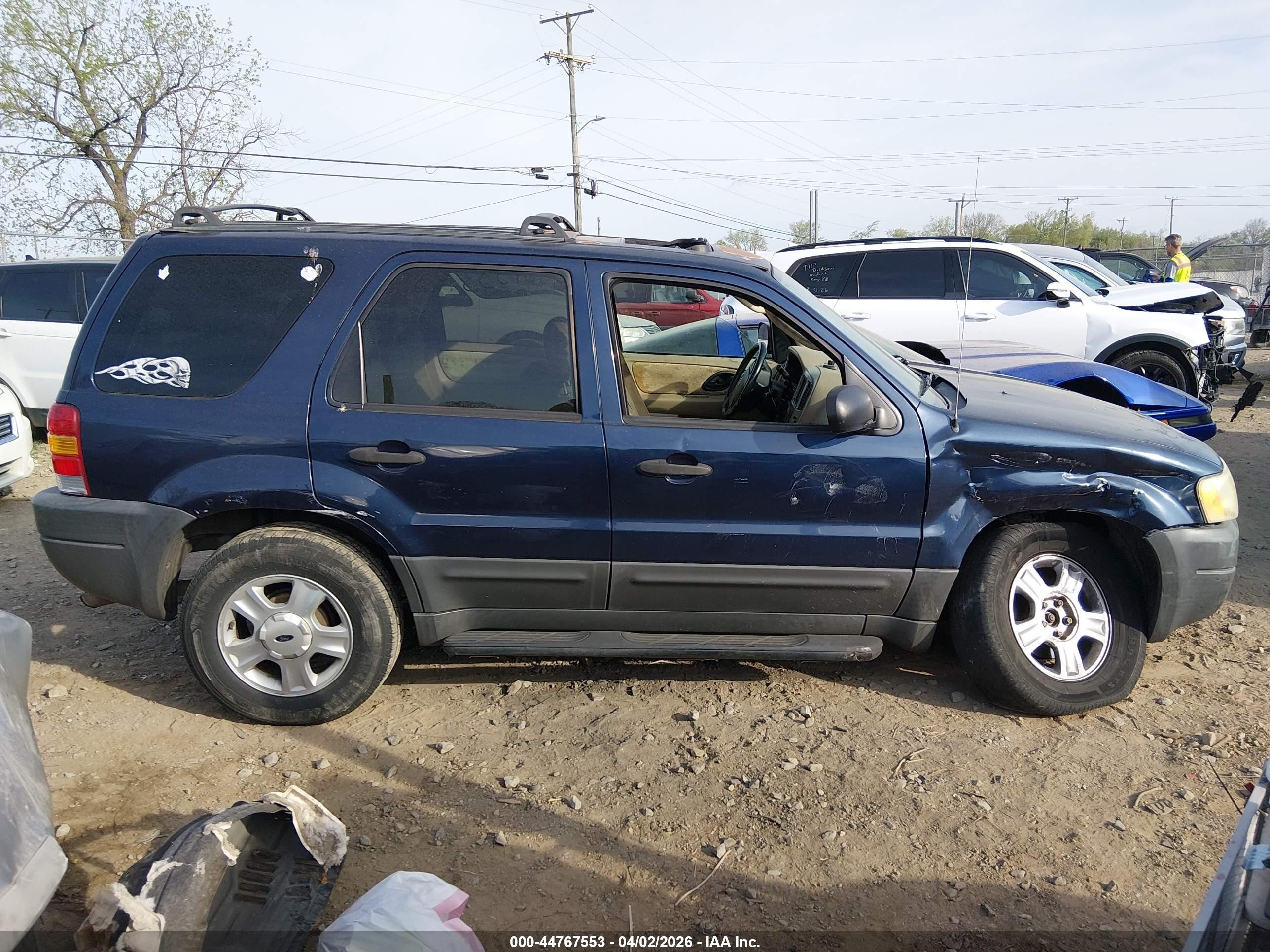 2003 Ford Escape Xlt Blue vin: 1FMYU931X3KB94427