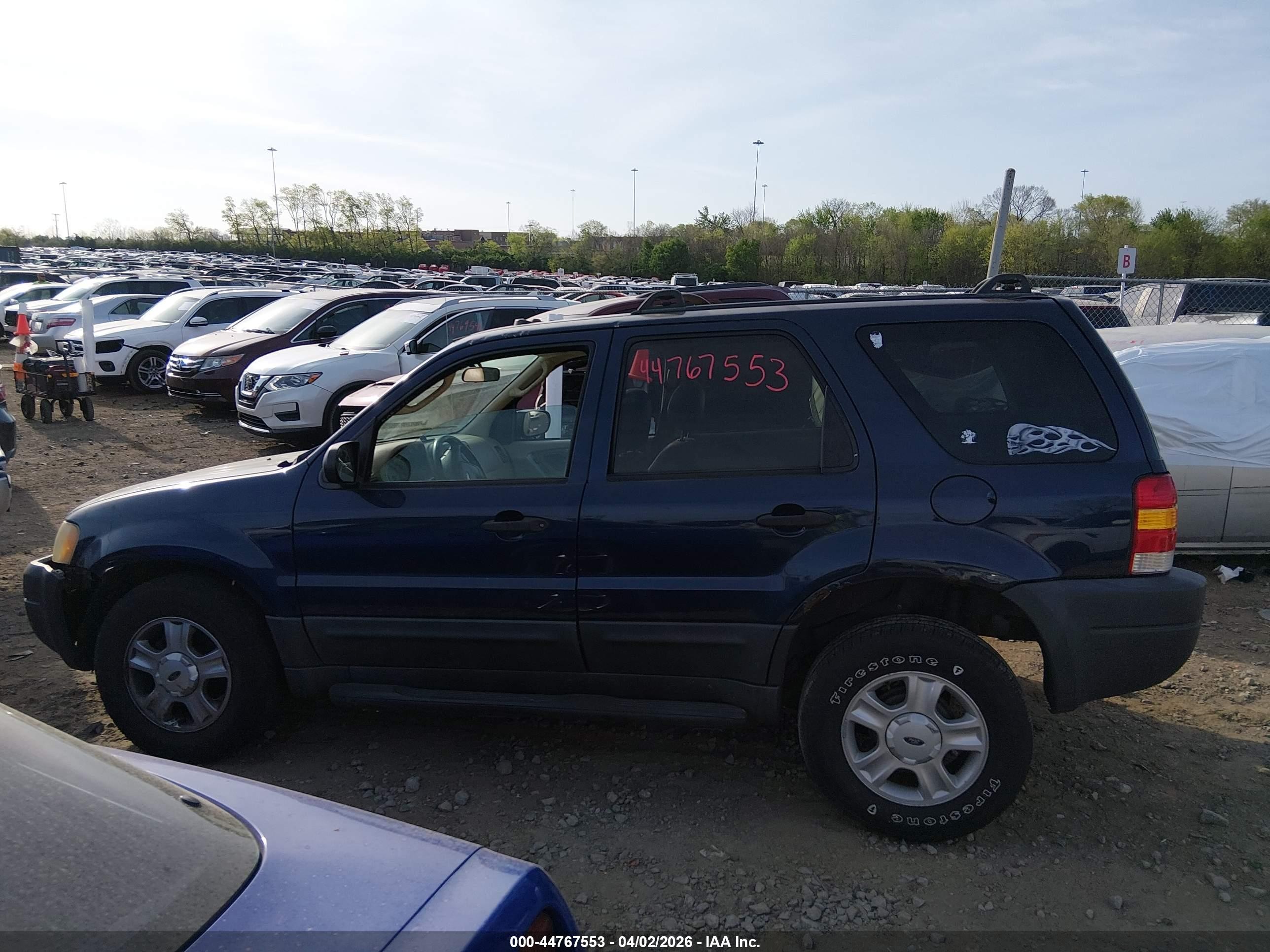 2003 Ford Escape Xlt Blue vin: 1FMYU931X3KB94427