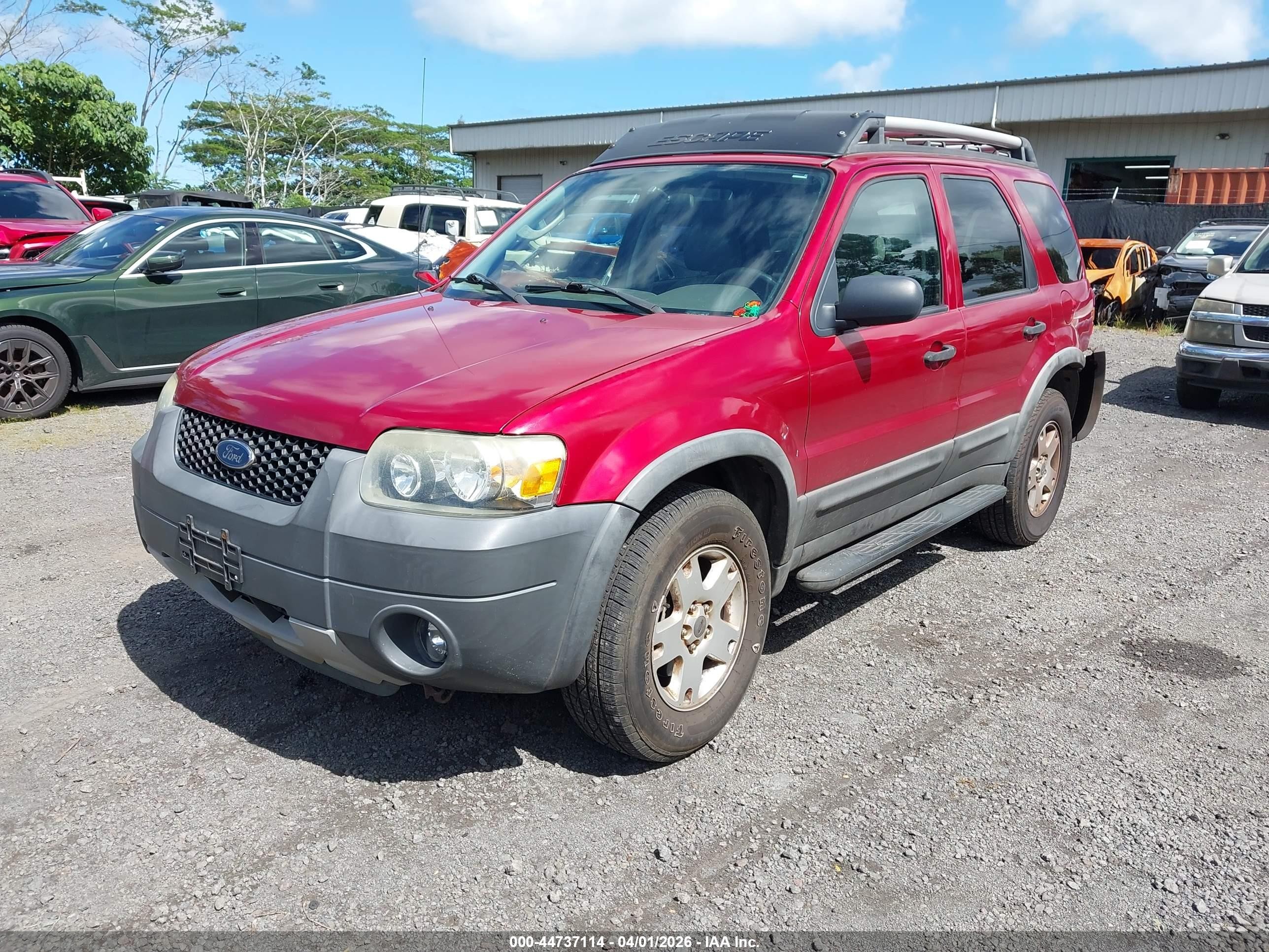 2005 Ford Escape Xlt Red vin: 1FMYU931X5KC46951