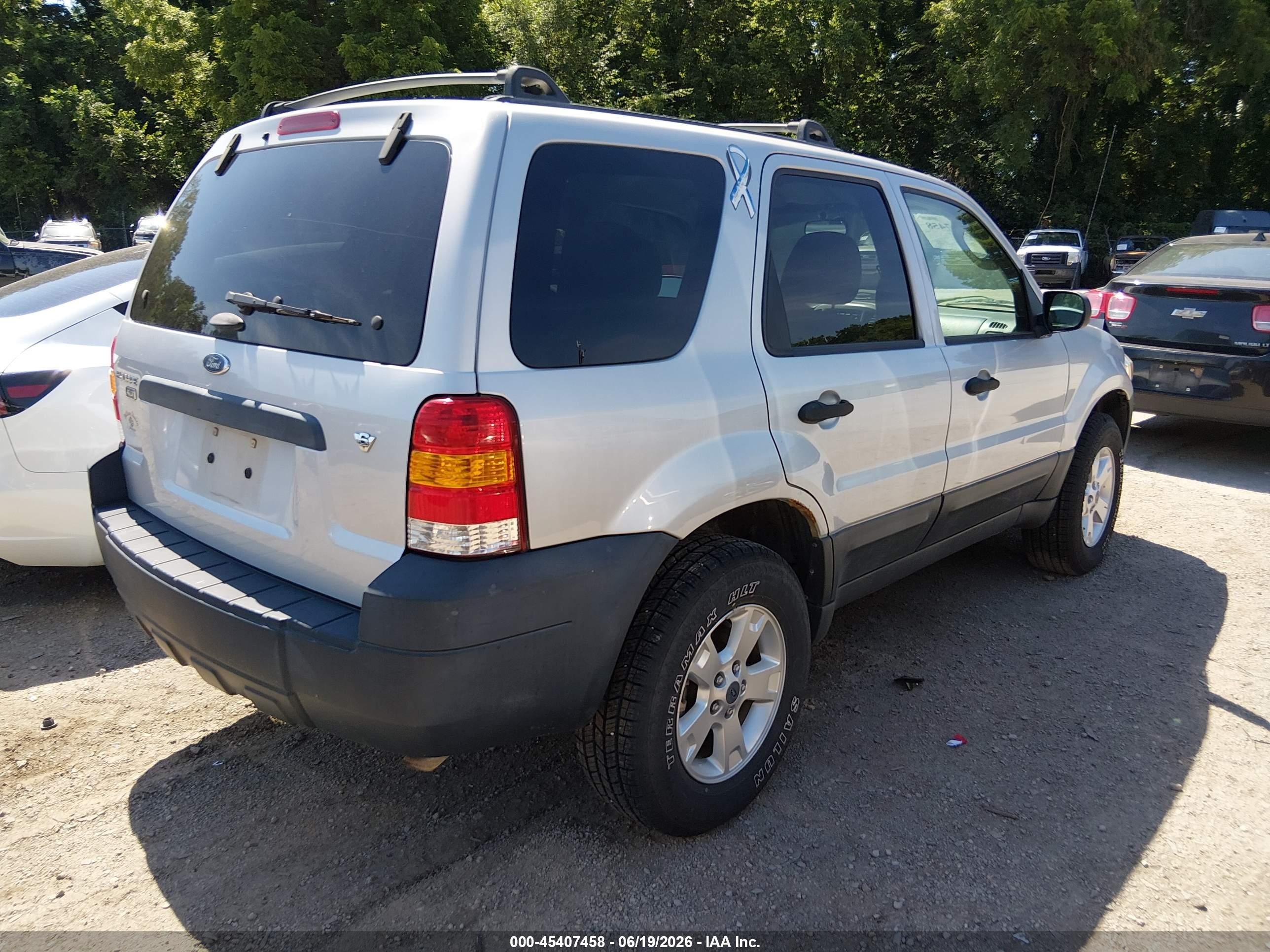 2005 Ford Escape Xlt Silver vin: 1FMYU931X5KD62215