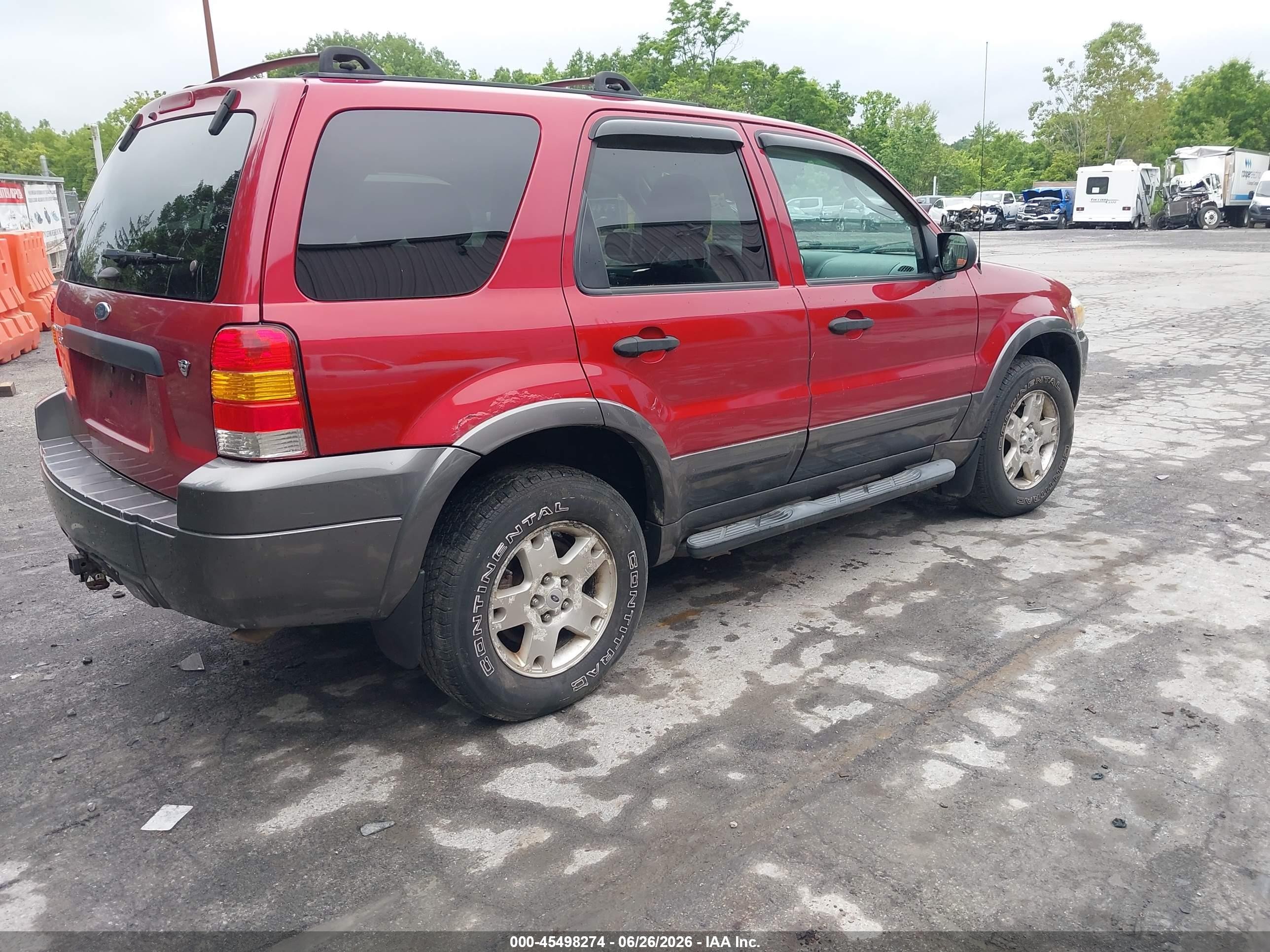 2006 Ford Escape Xlt/xlt Sport Red vin: 1FMYU931X6KC03485