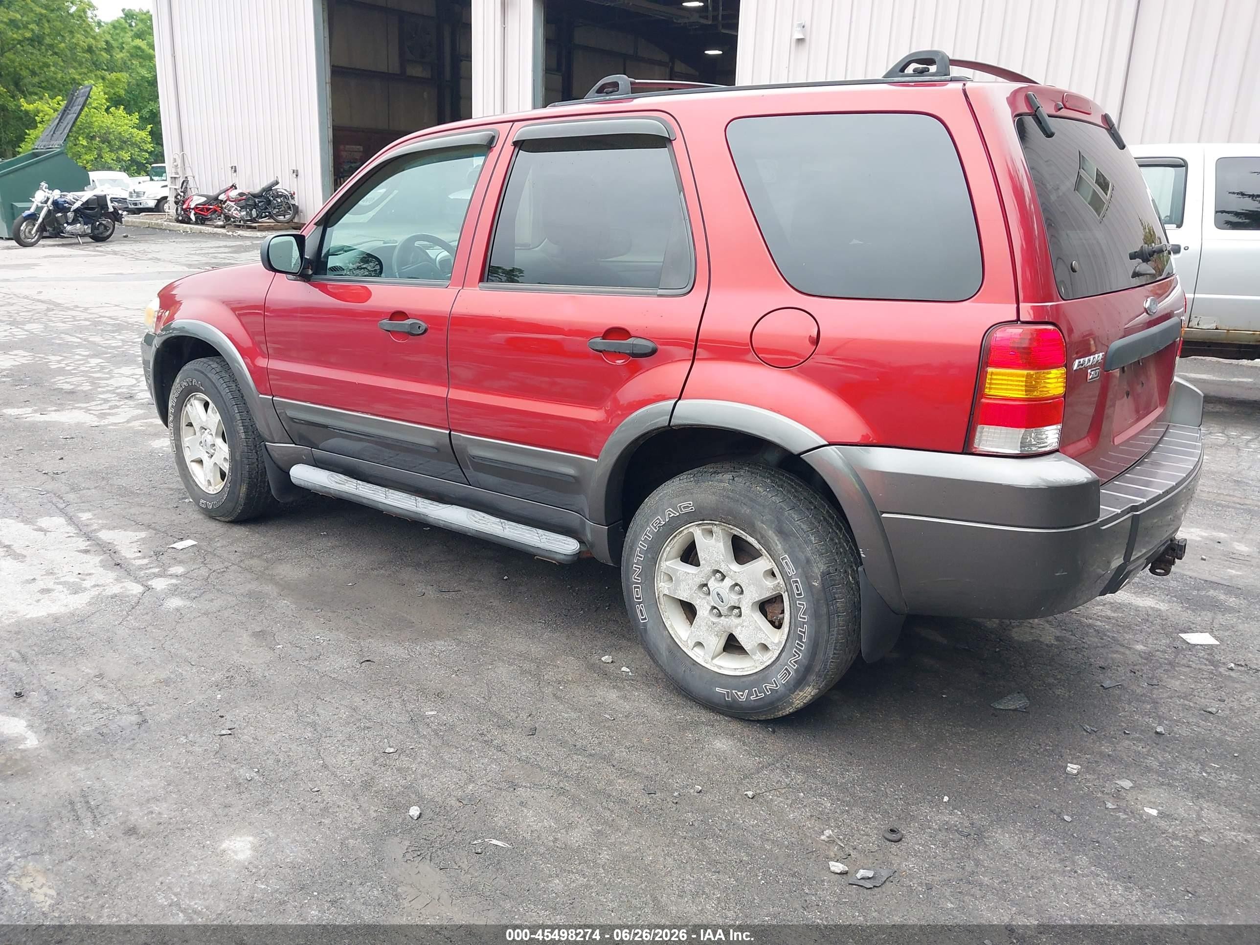 2006 Ford Escape Xlt/xlt Sport Red vin: 1FMYU931X6KC03485
