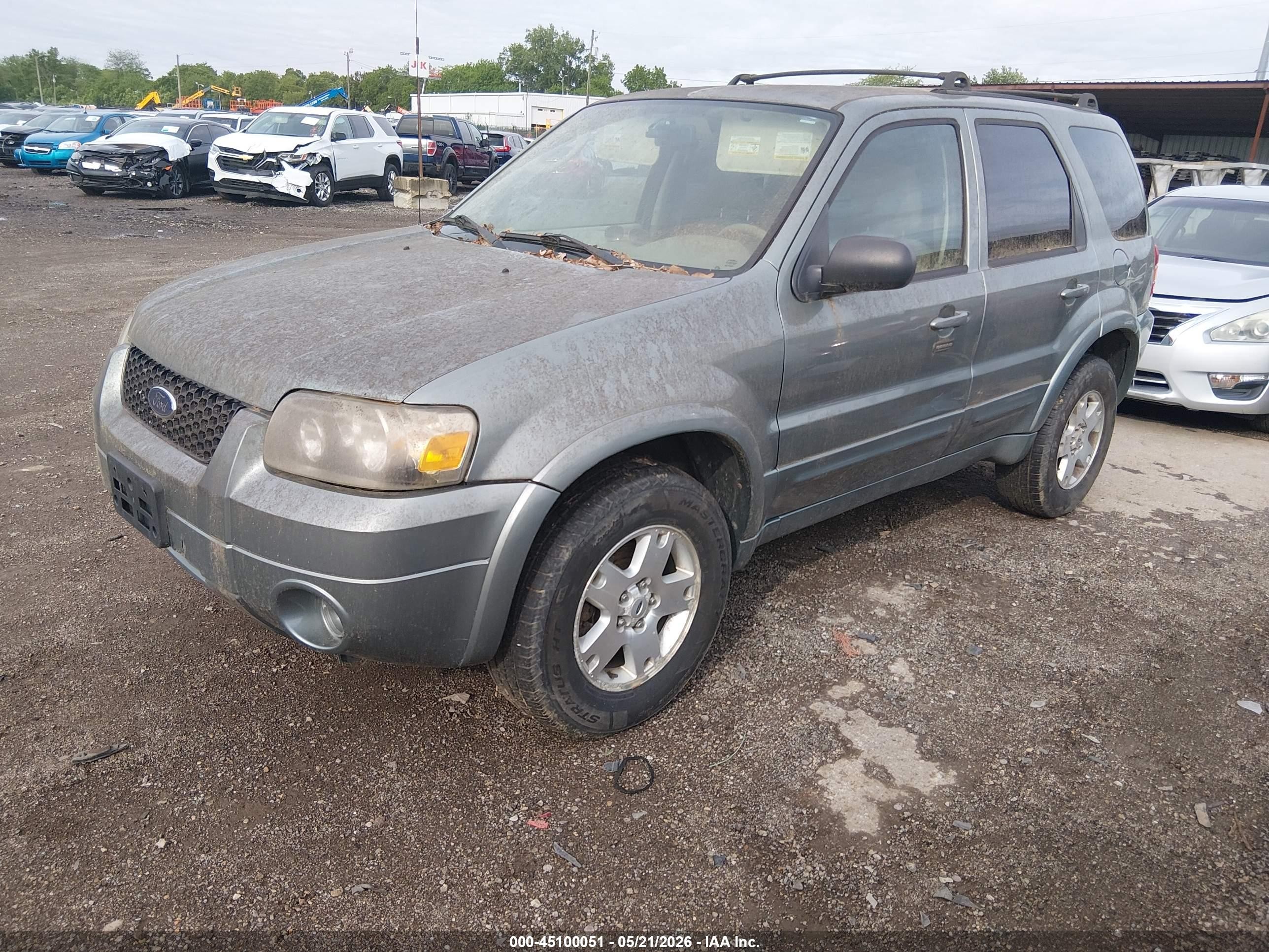 2006 Ford Escape Limited Light Blue vin: 1FMYU94116KD54259