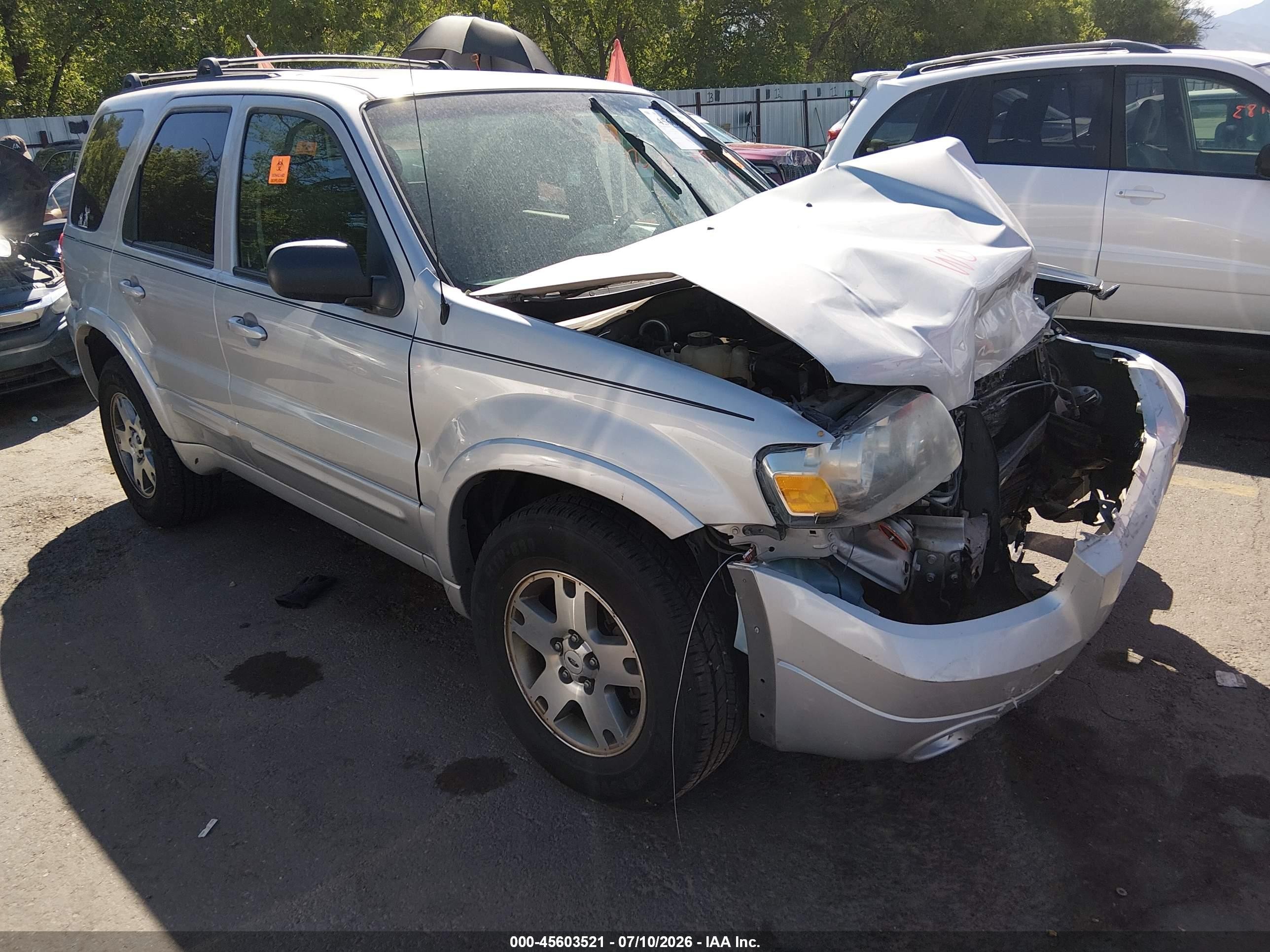 2005 Ford Escape Limited Silver vin: 1FMYU94145KB49792