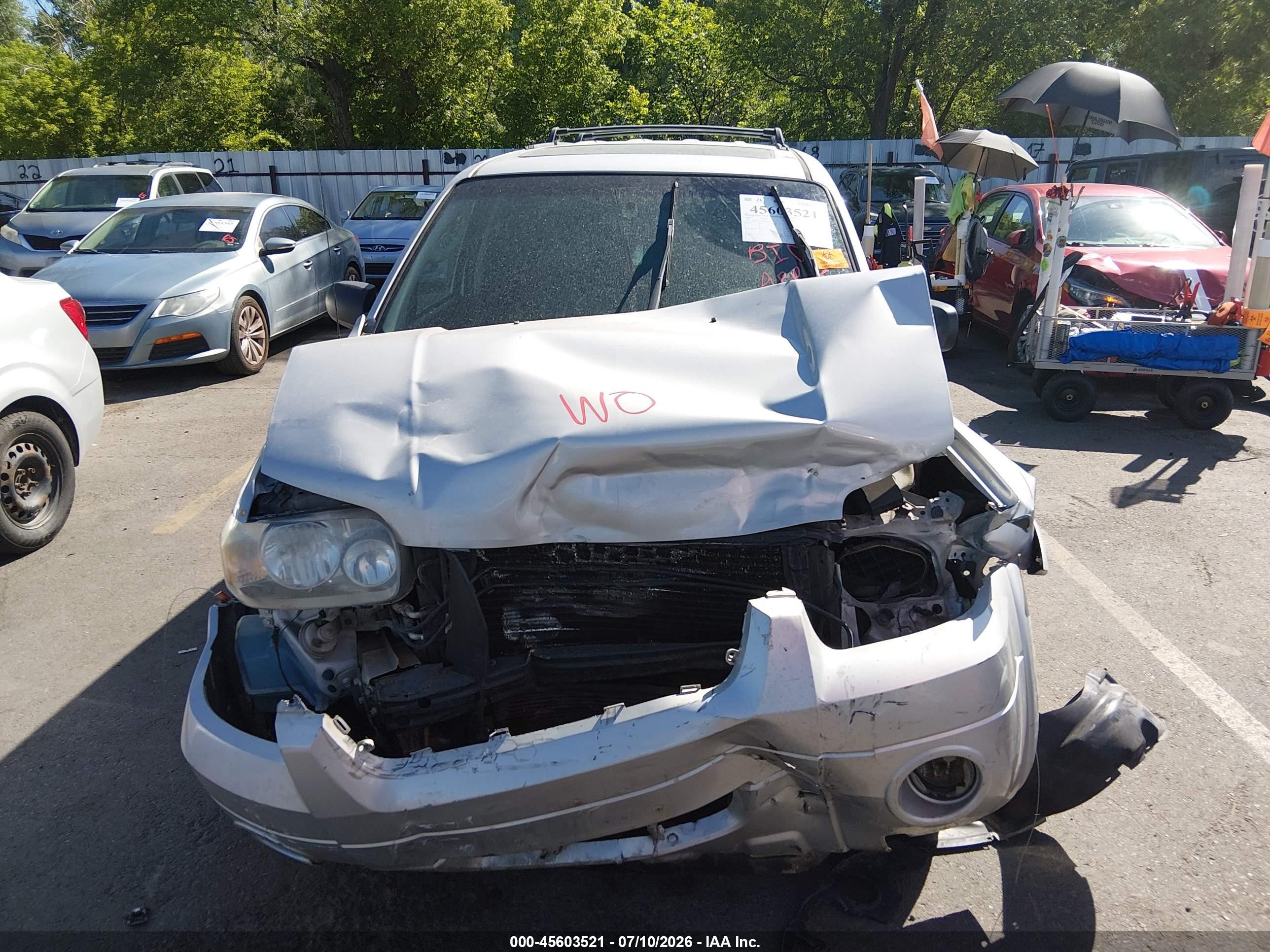 2005 Ford Escape Limited Silver vin: 1FMYU94145KB49792