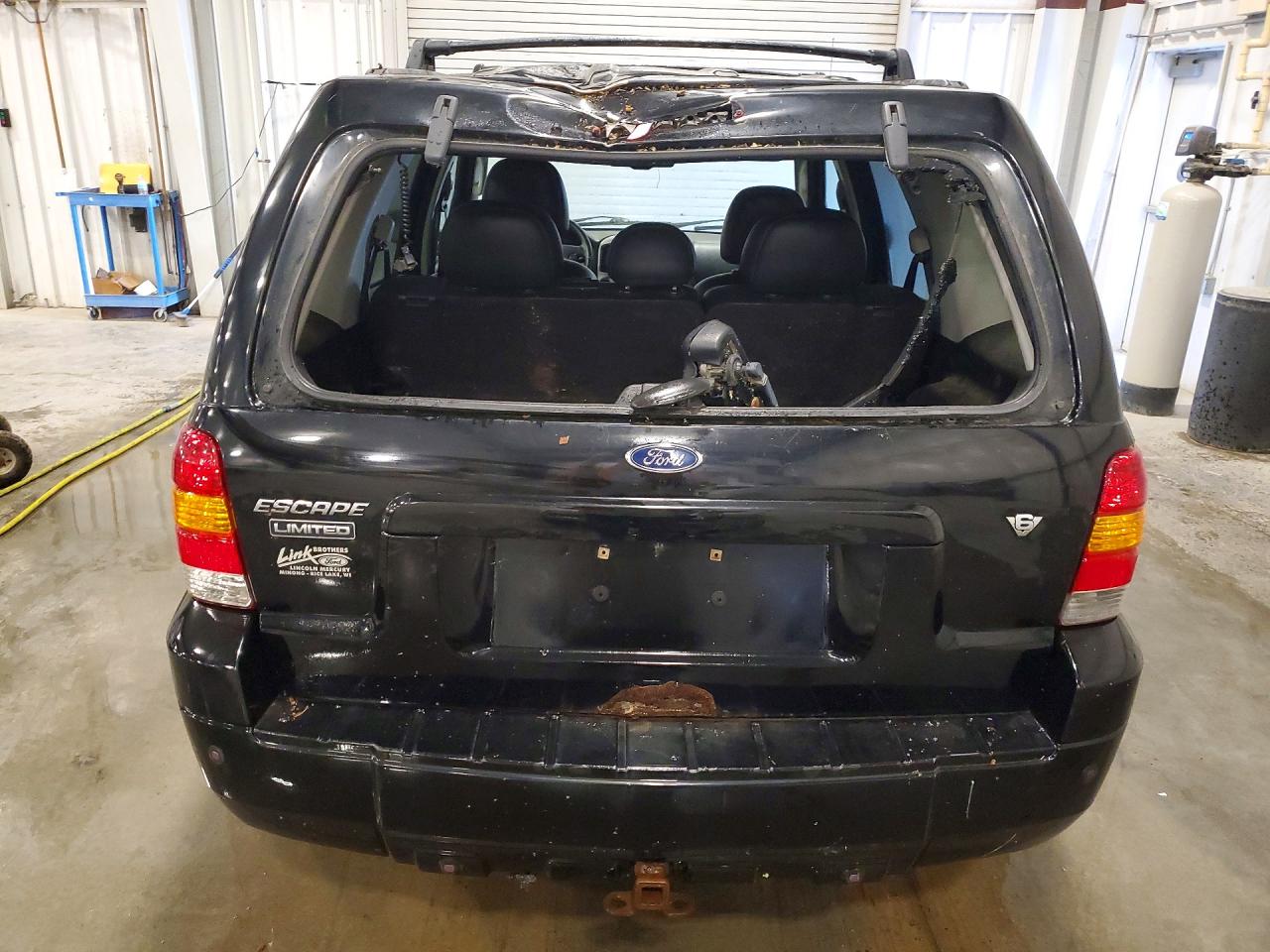 2007 Ford Escape Limited Black vin: 1FMYU94147KB95433