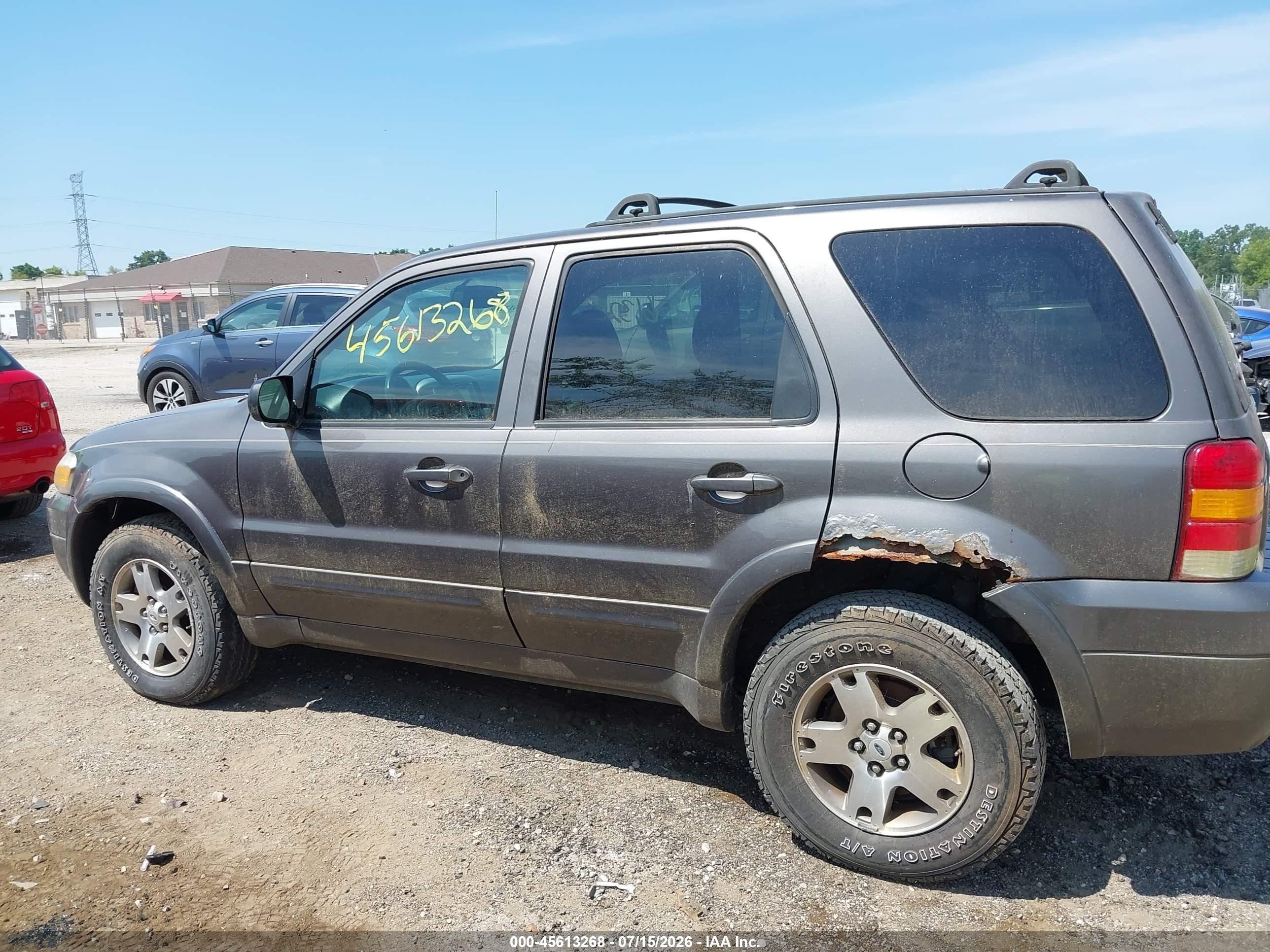 2005 Ford Escape Limited Gray vin: 1FMYU94155KA83222