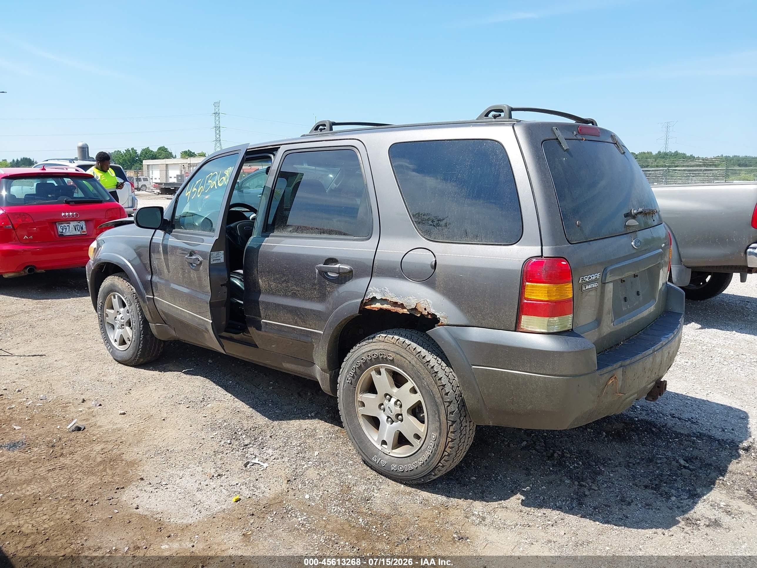 2005 Ford Escape Limited Gray vin: 1FMYU94155KA83222