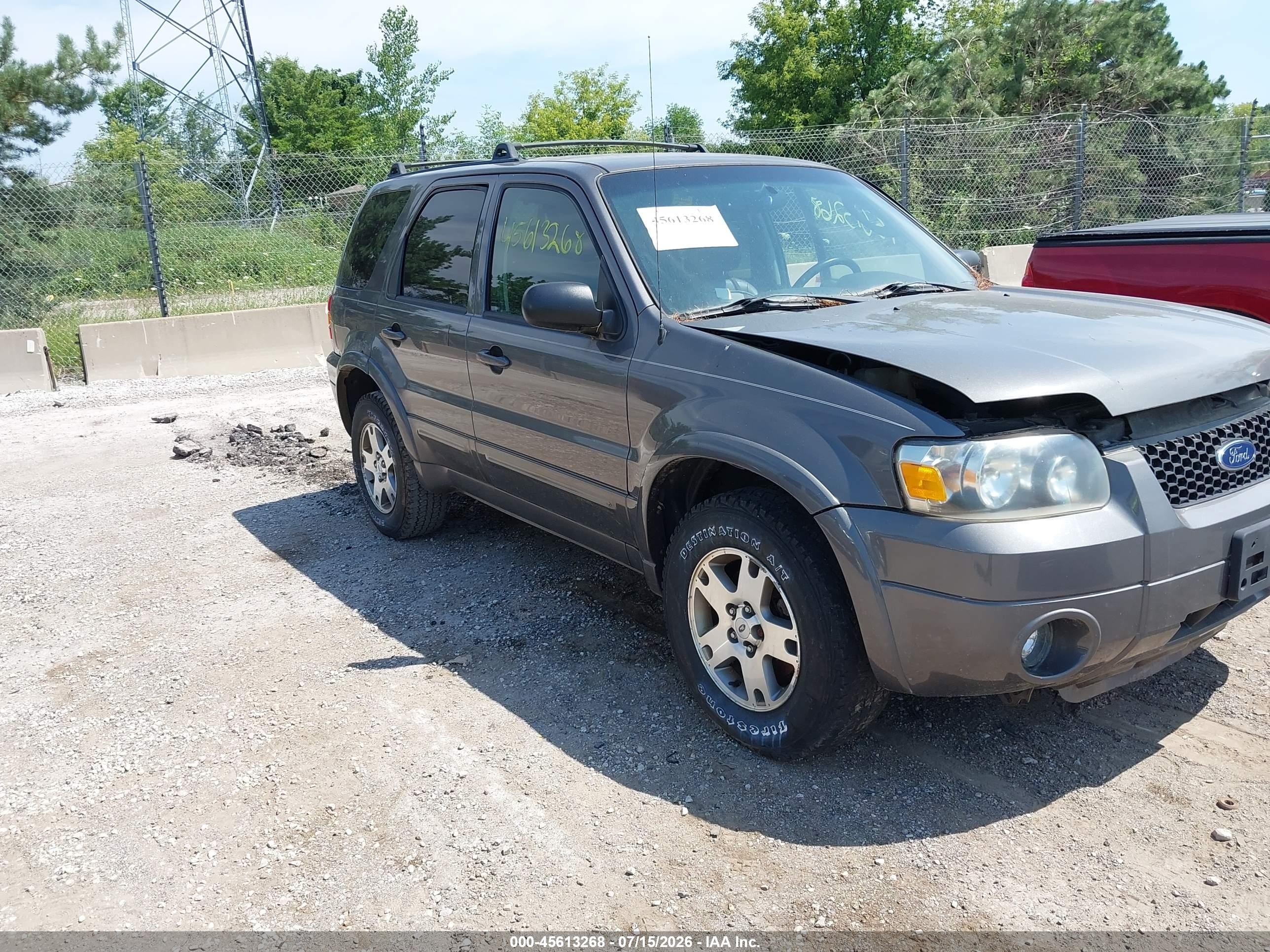 2005 Ford Escape Limited Gray vin: 1FMYU94155KA83222