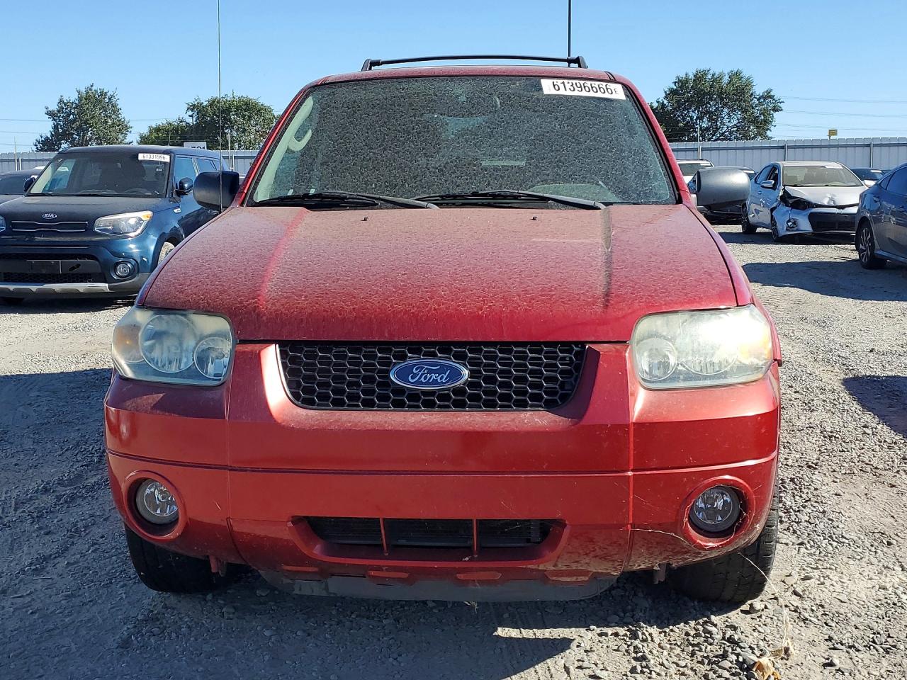 2005 Ford Escape Limited Red vin: 1FMYU94175KD29445