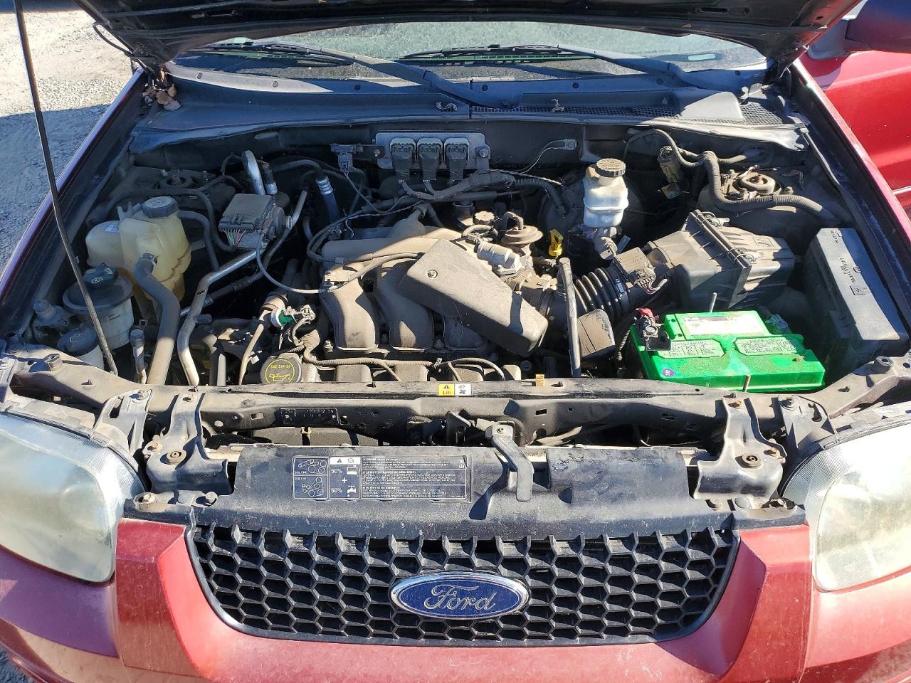 2005 Ford Escape Limited Red vin: 1FMYU94175KD29445