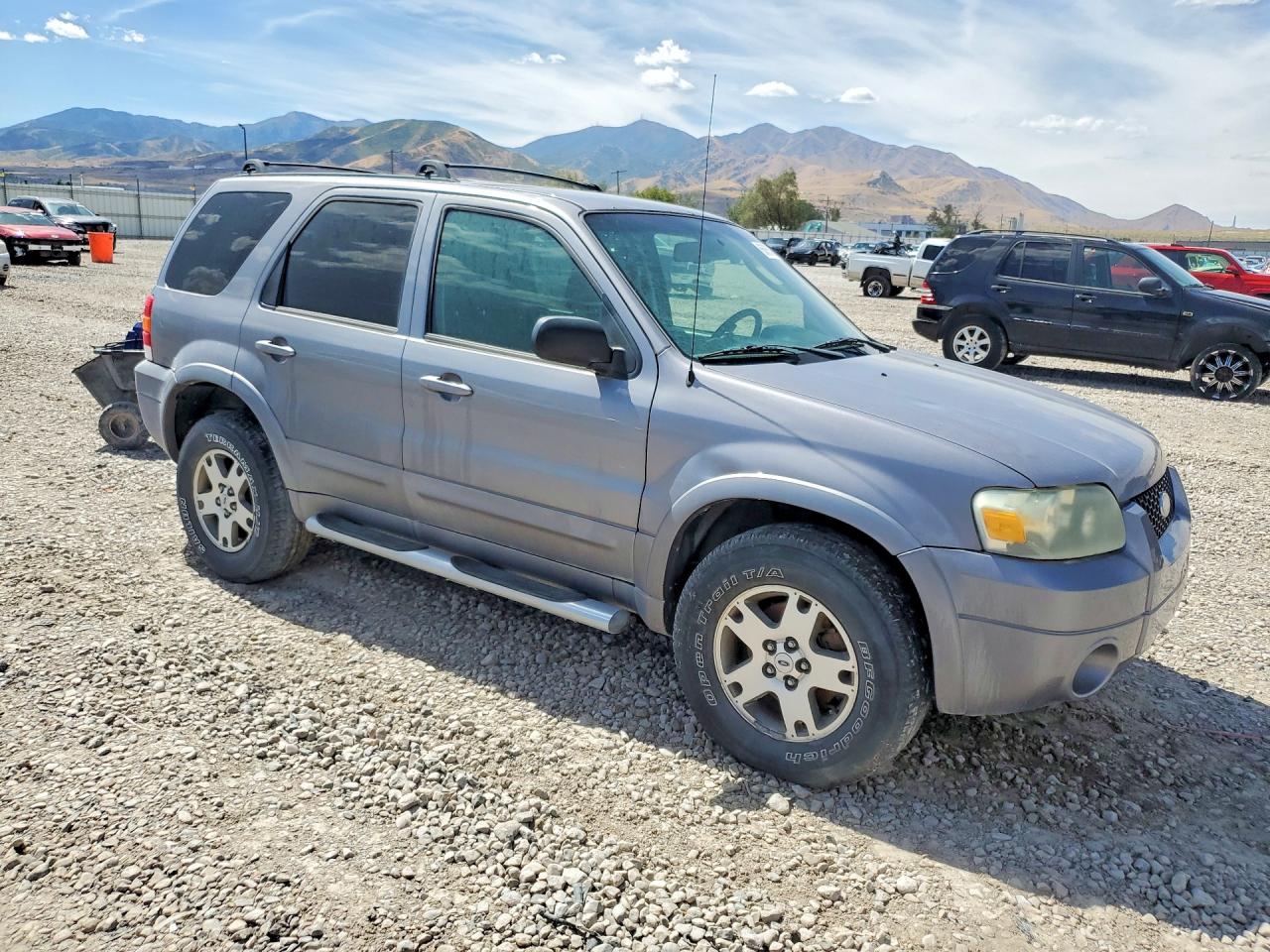 2007 Ford Escape Limited Gray vin: 1FMYU94177KA16043