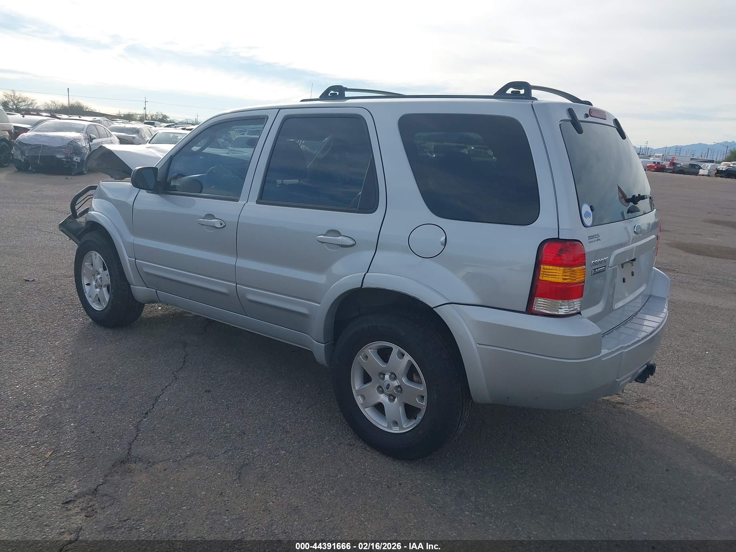 2006 Ford Escape Limited Silver vin: 1FMYU941X6KA61329