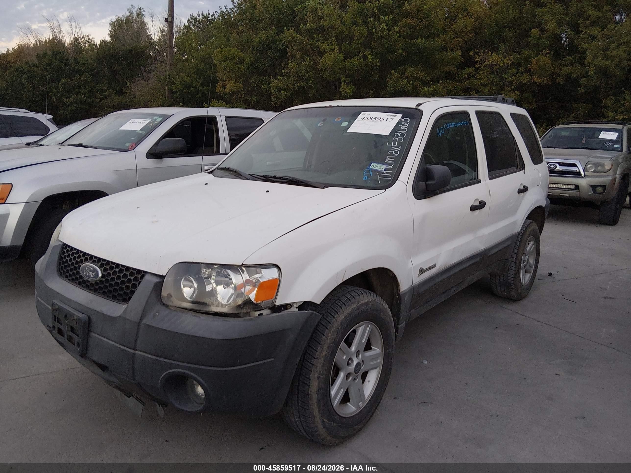 2005 Ford Escape Hev Черный vin: 1FMYU95H65KE33663