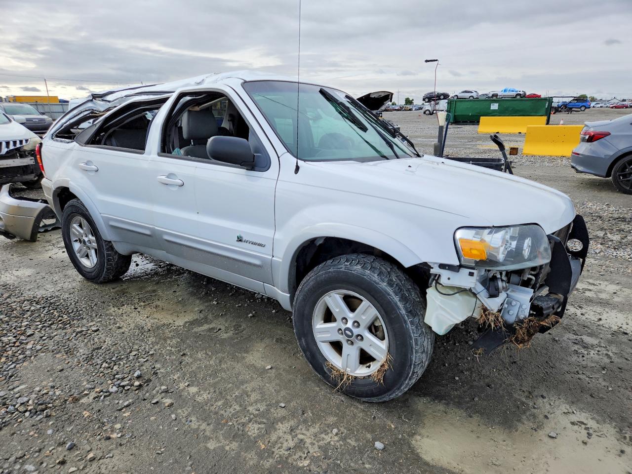 2005 Ford Escape Hev White vin: 1FMYU96H45KC45917