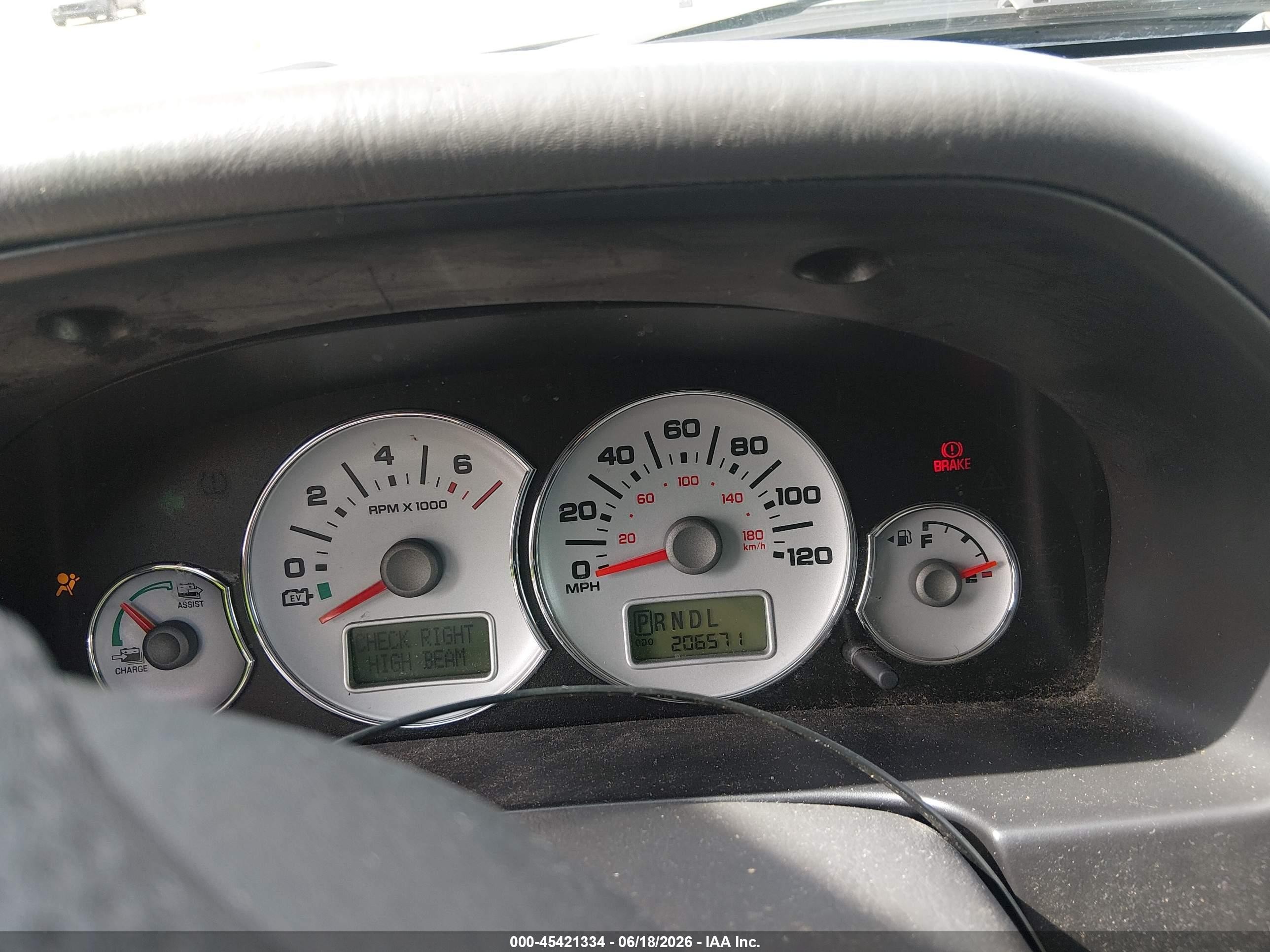 2006 Ford Escape Hybrid White vin: 1FMYU96H46KD03770
