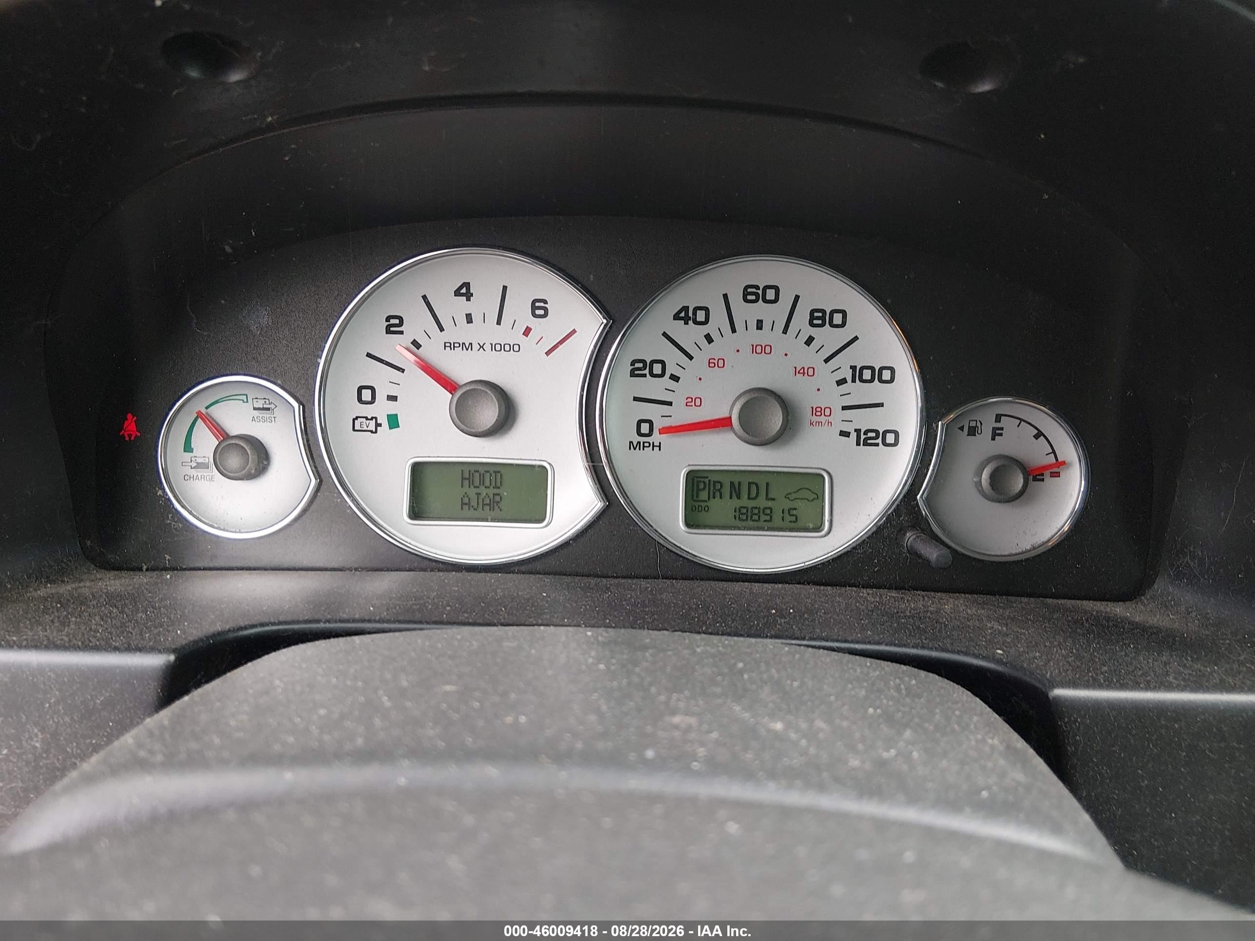 2005 Ford Escape Hybrid Серый vin: 1FMYU96H75KD30119