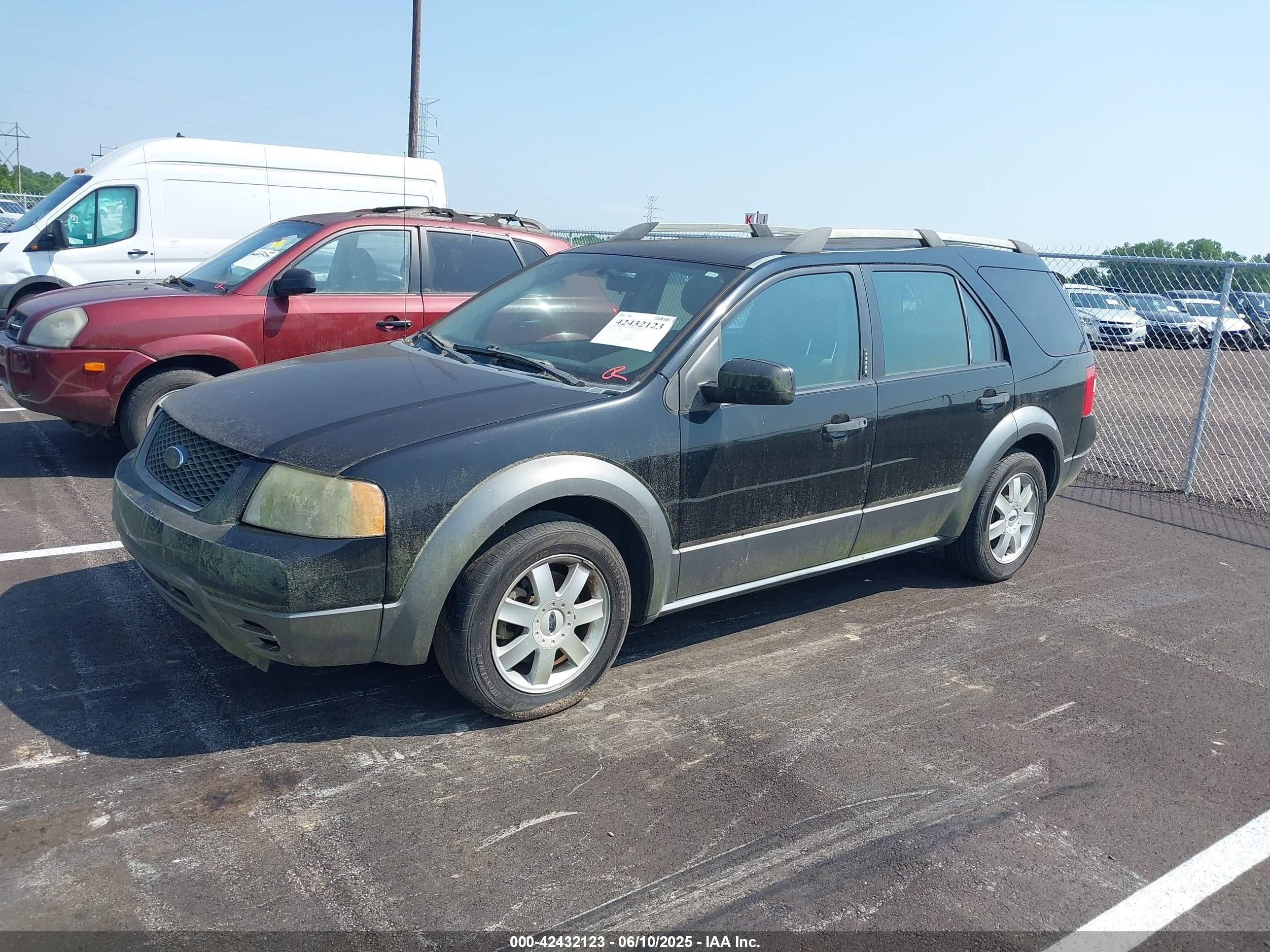 2005 Ford Freestyle Se Black vin: 1FMZK01105GA42252
