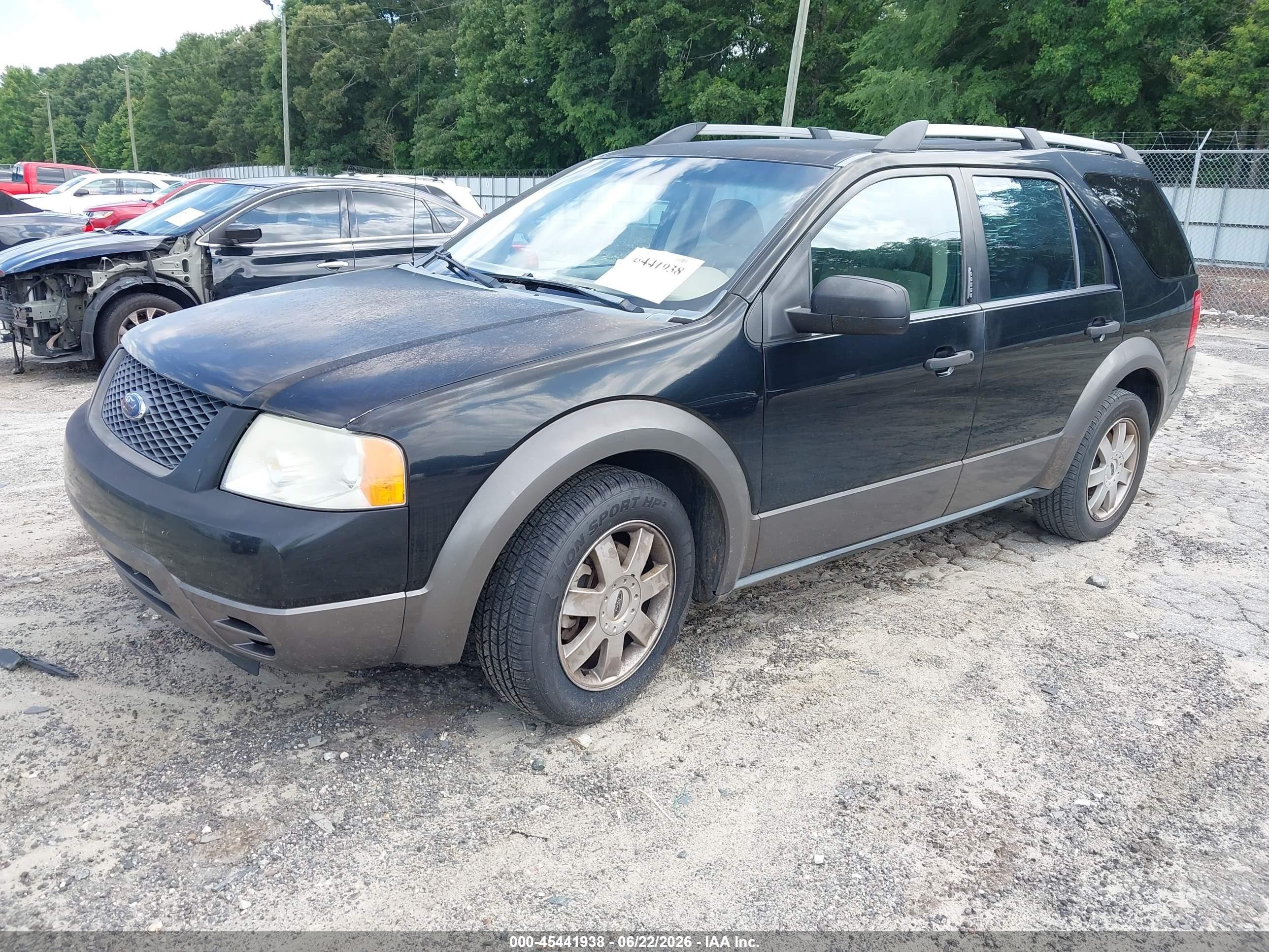 2006 Ford Freestyle Se Black vin: 1FMZK01106GA40275
