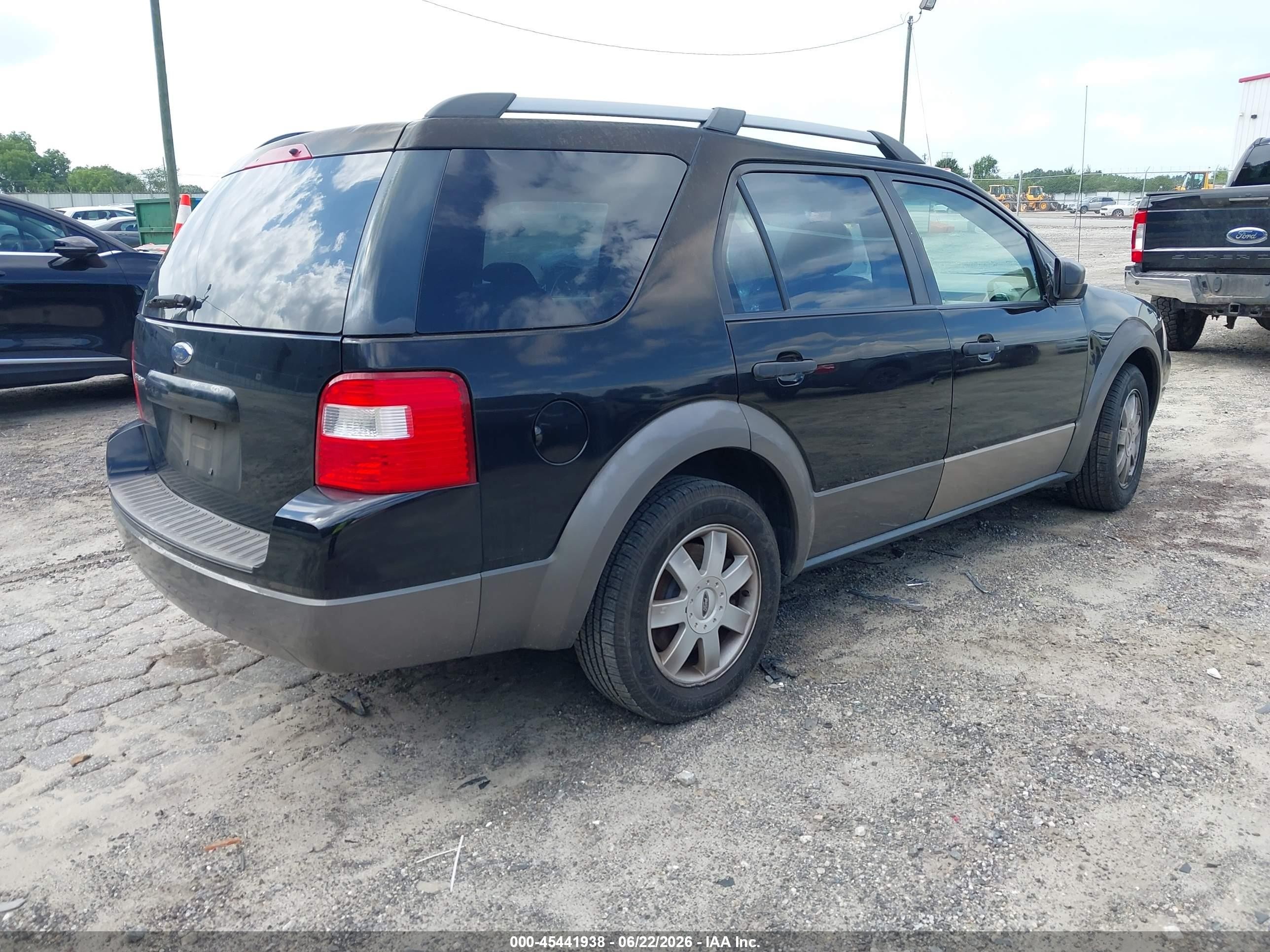2006 Ford Freestyle Se Black vin: 1FMZK01106GA40275
