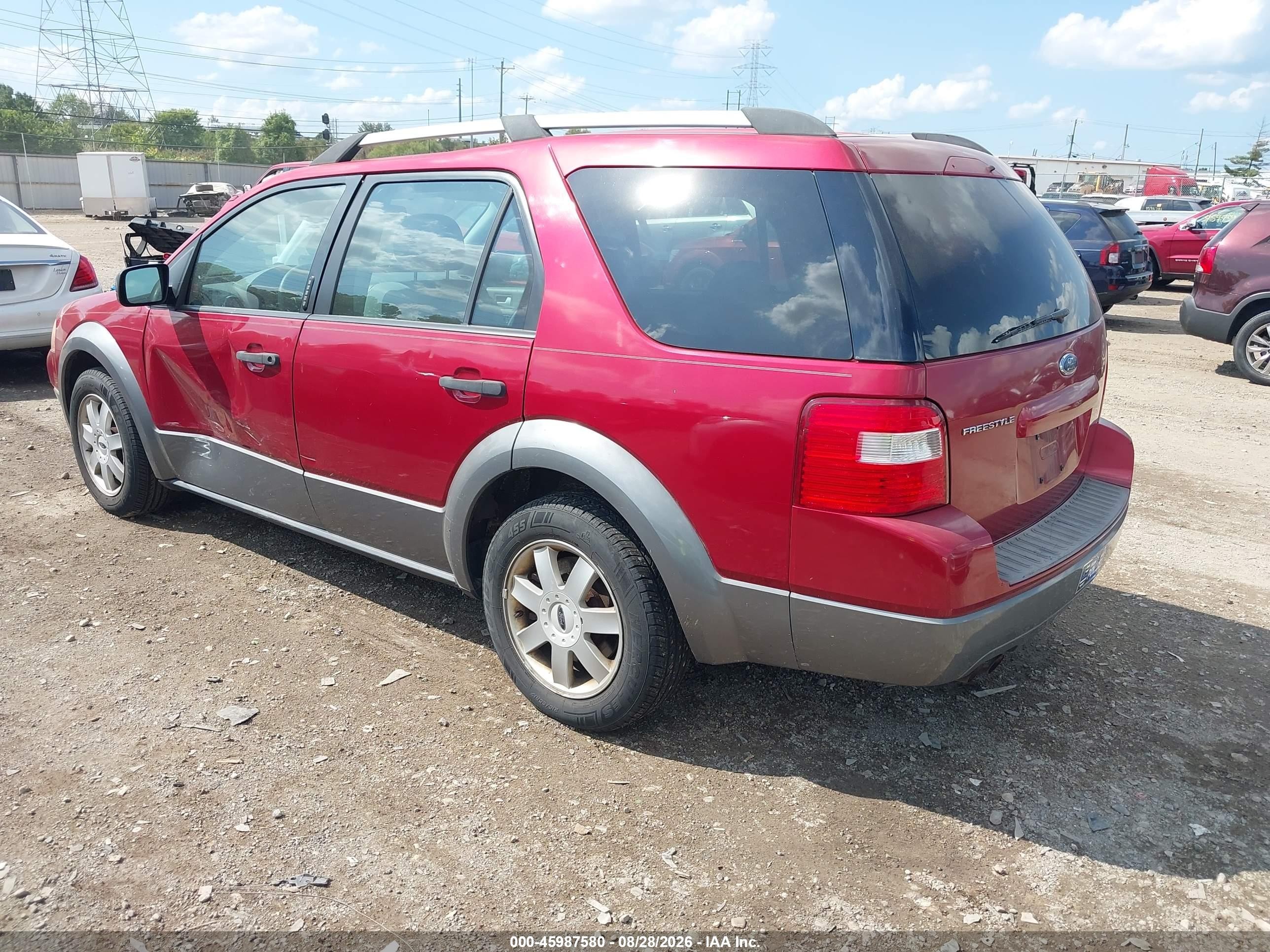 2005 Ford Freestyle Se Red vin: 1FMZK01115GA16422