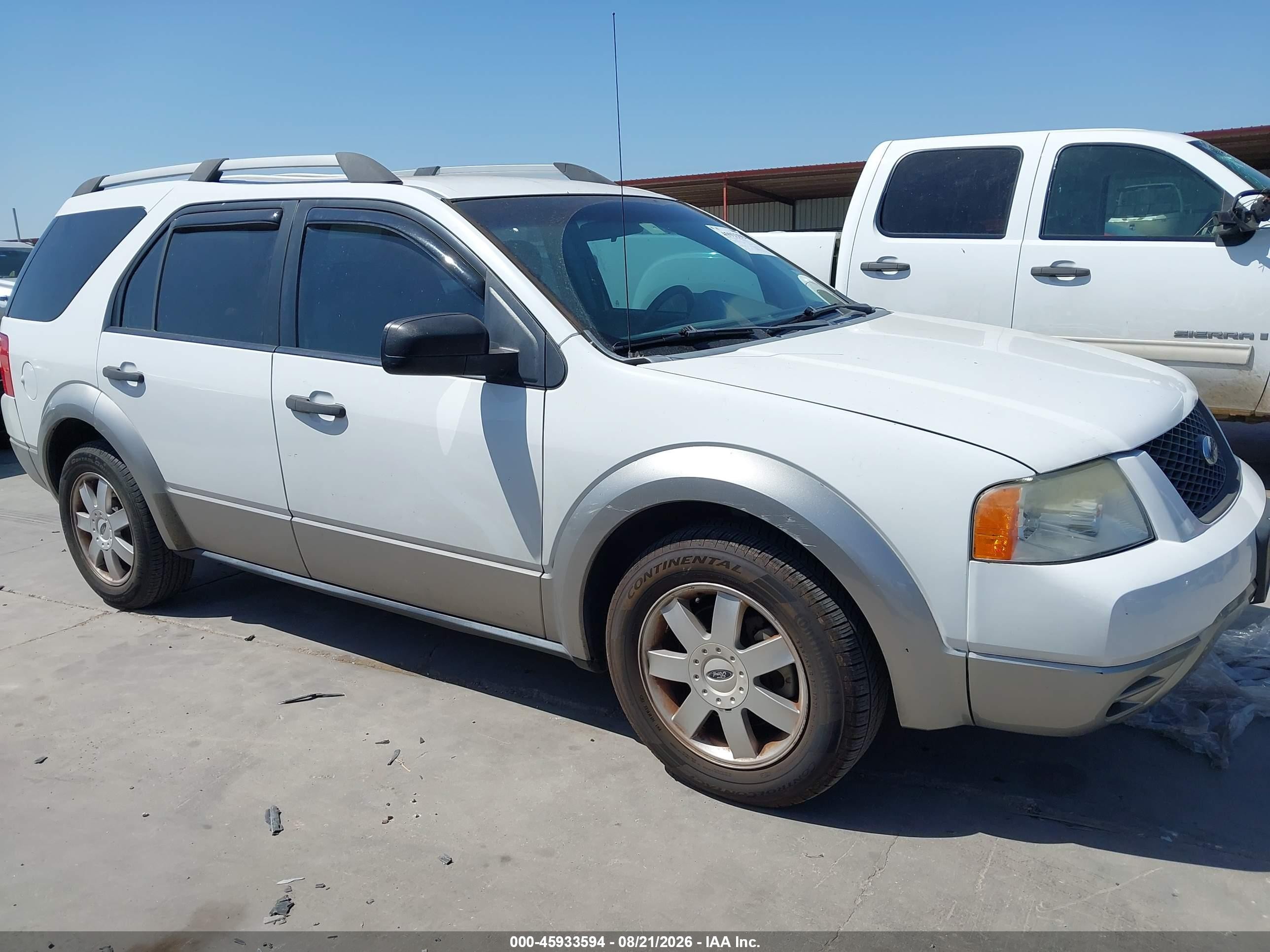 2006 Ford Freestyle Se White vin: 1FMZK01126GA40374