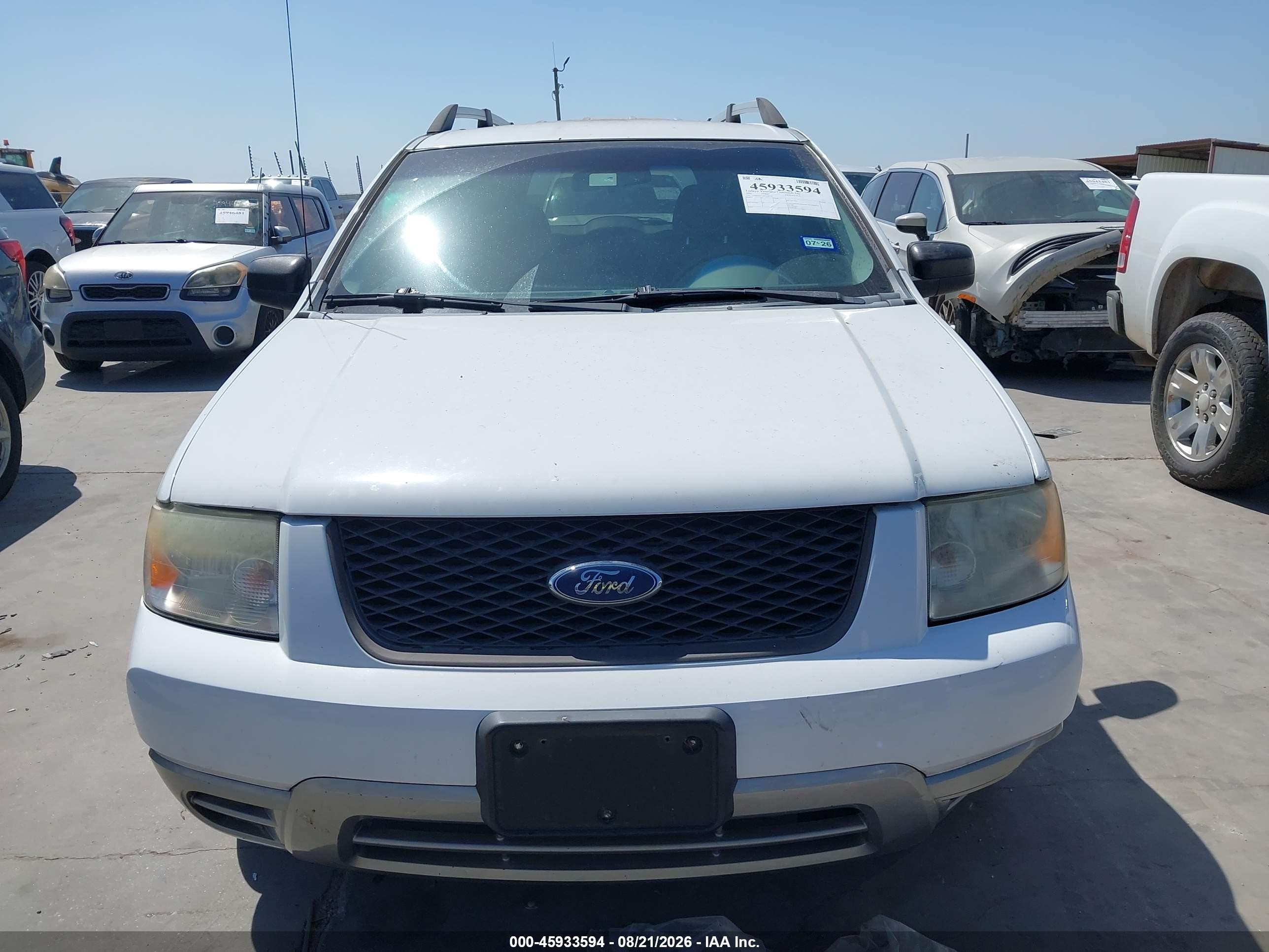 2006 Ford Freestyle Se White vin: 1FMZK01126GA40374