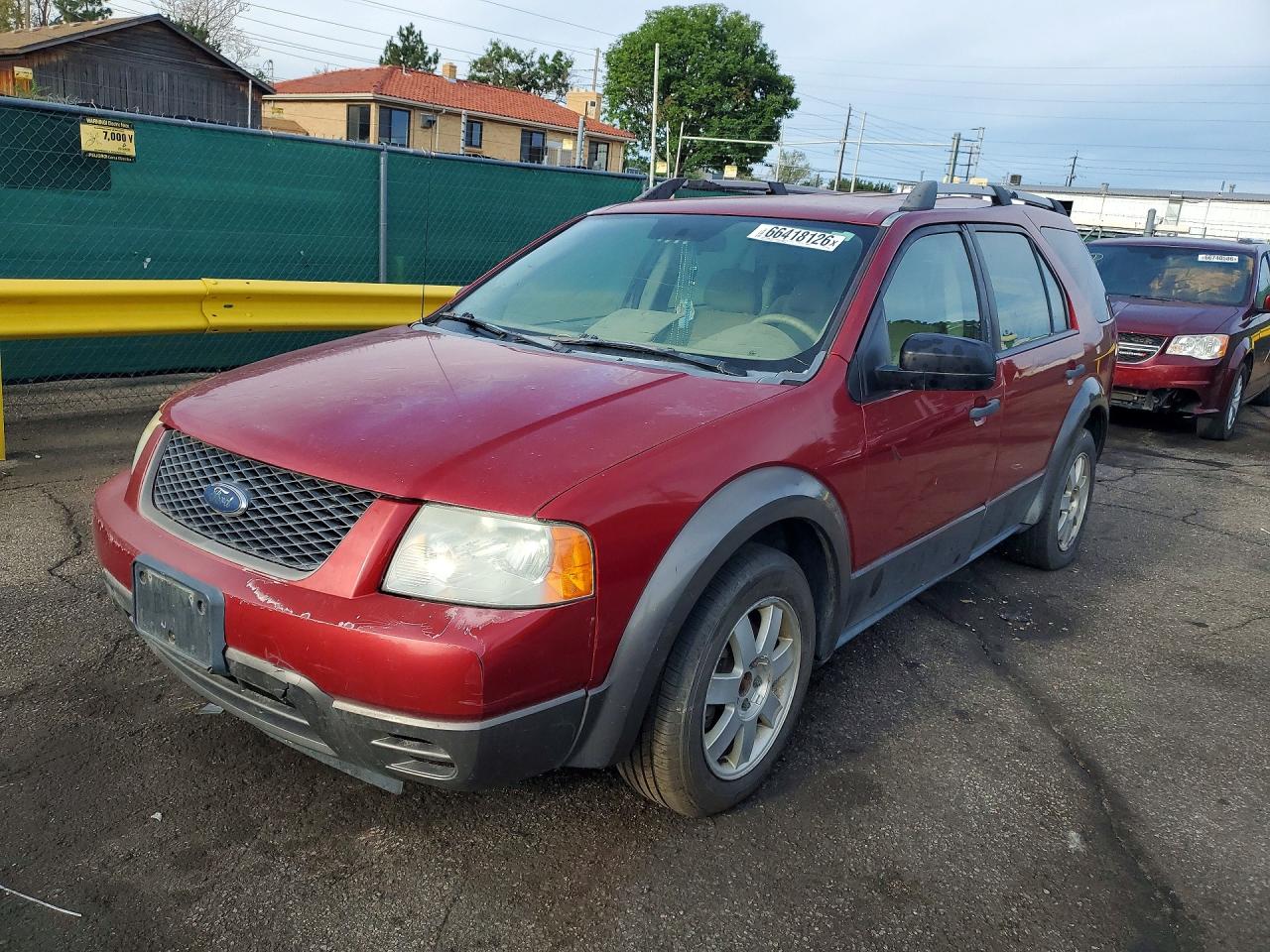 2006 Ford Freestyle Se Красный vin: 1FMZK01126GA44344