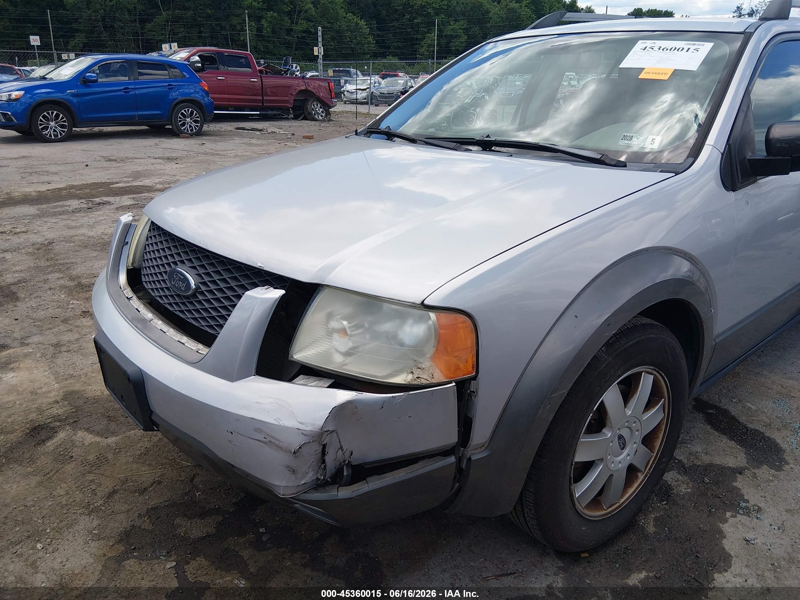 2005 Ford Freestyle Se Серебряный vin: 1FMZK01135GA17295