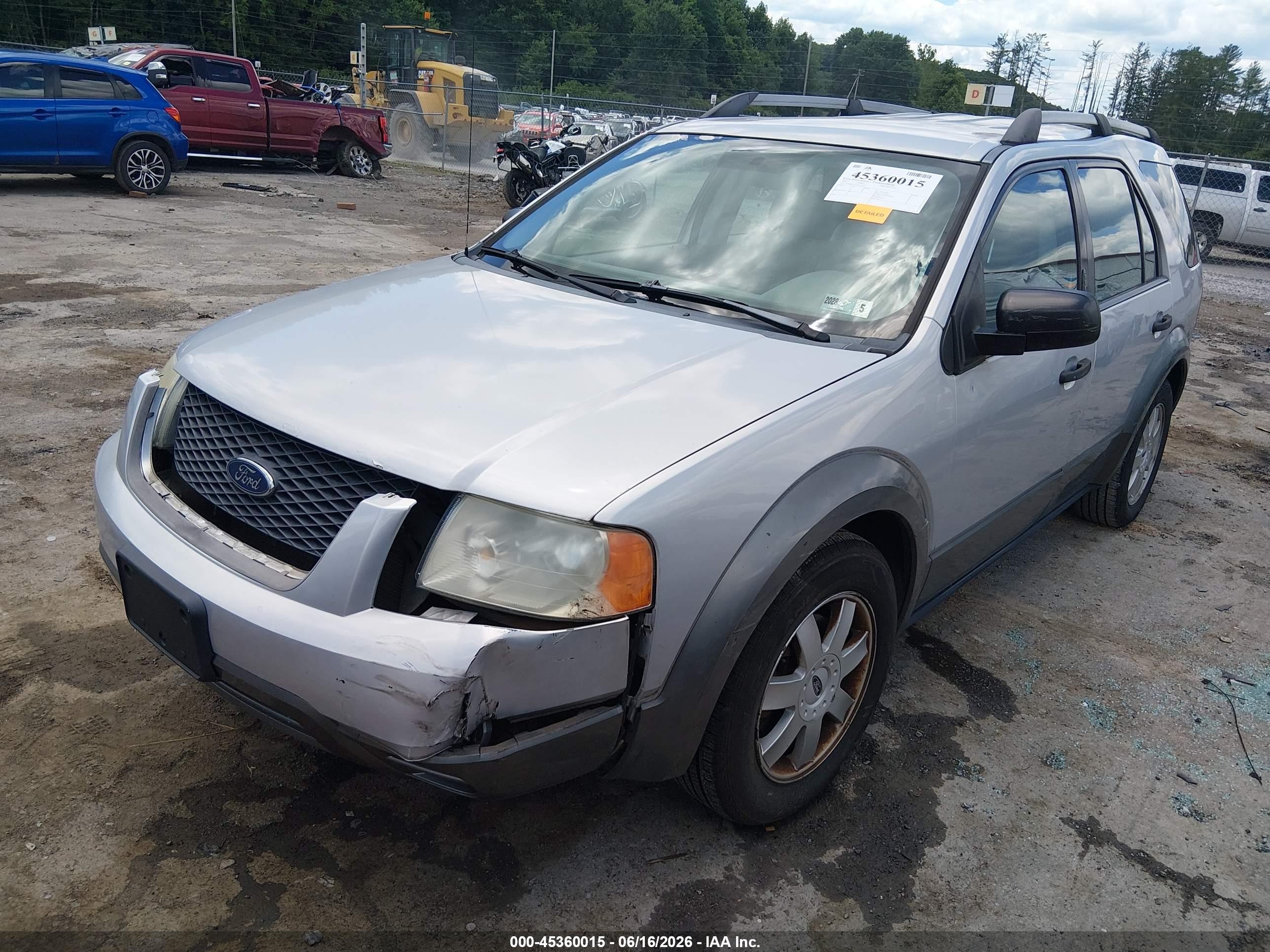 2005 Ford Freestyle Se Серебряный vin: 1FMZK01135GA17295