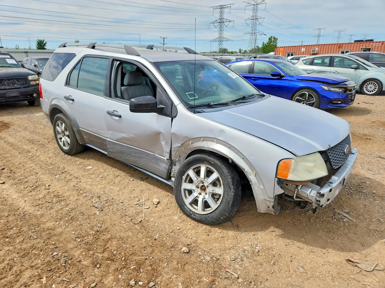 2005 Ford Freestyle Se Silver vin: 1FMZK01135GA43590