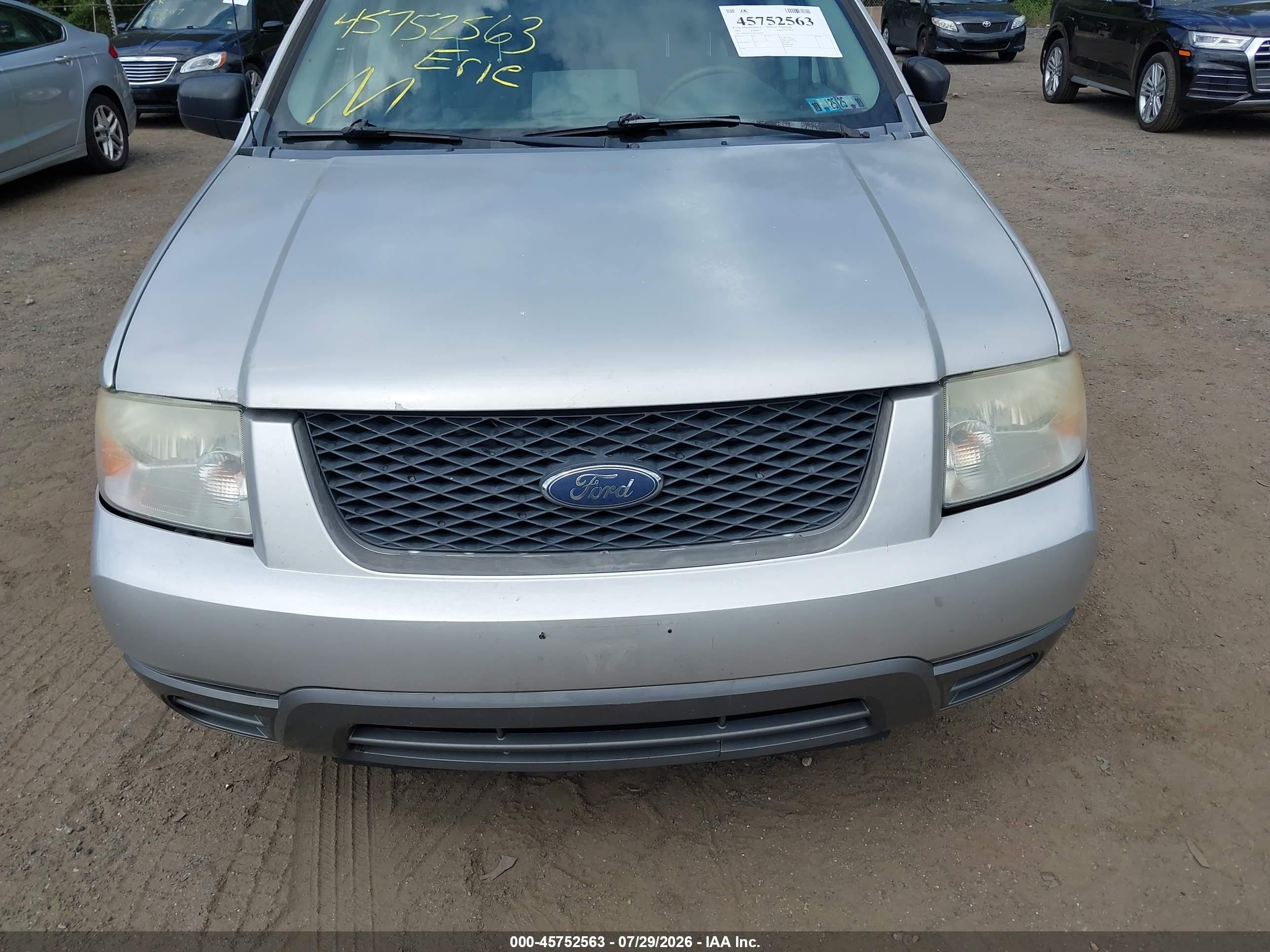 2006 Ford Freestyle Se Silver vin: 1FMZK01136GA44398