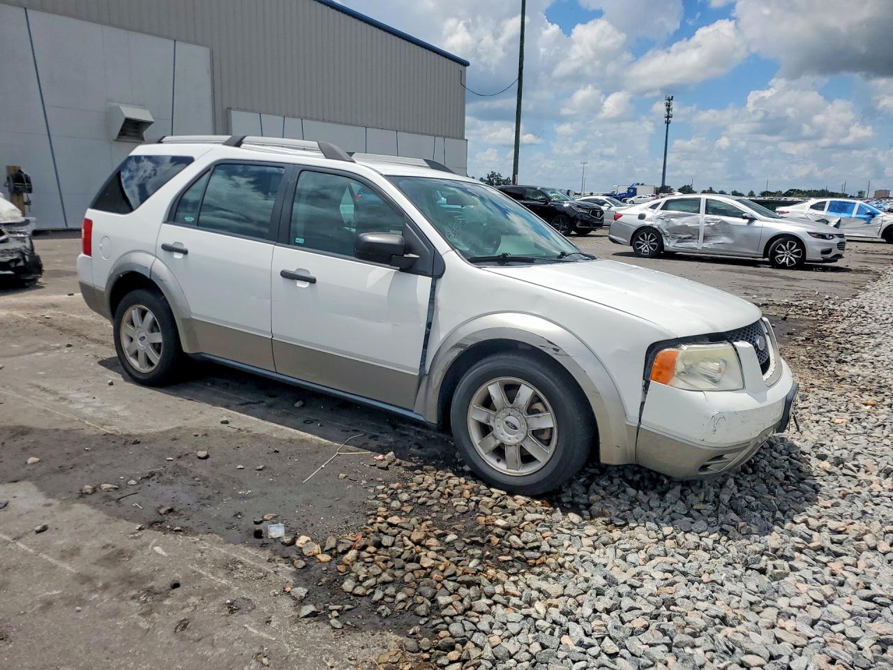 2005 Ford Freestyle Se White vin: 1FMZK01155GA67938