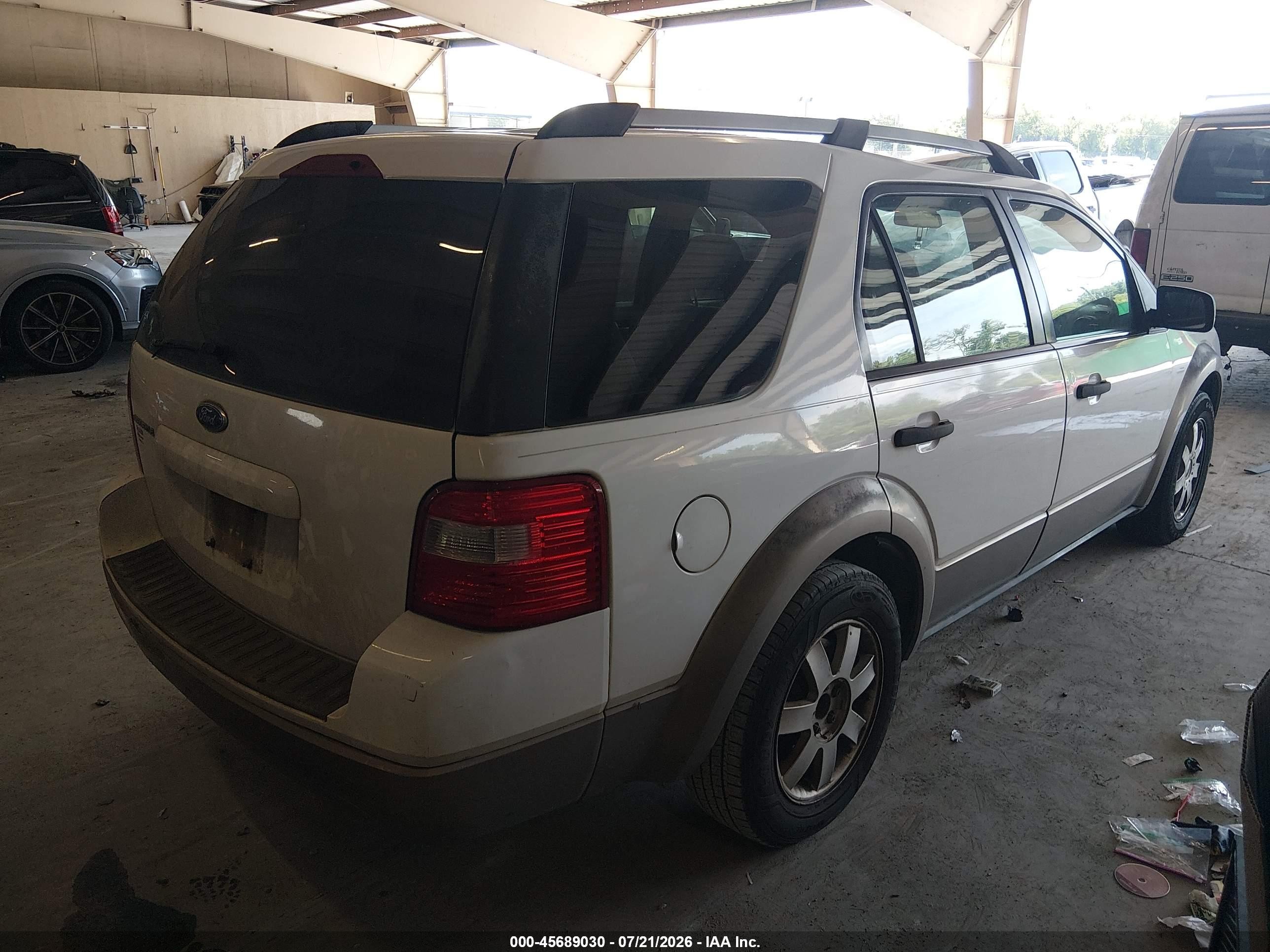 2006 Ford Freestyle Se White vin: 1FMZK01166GA41513