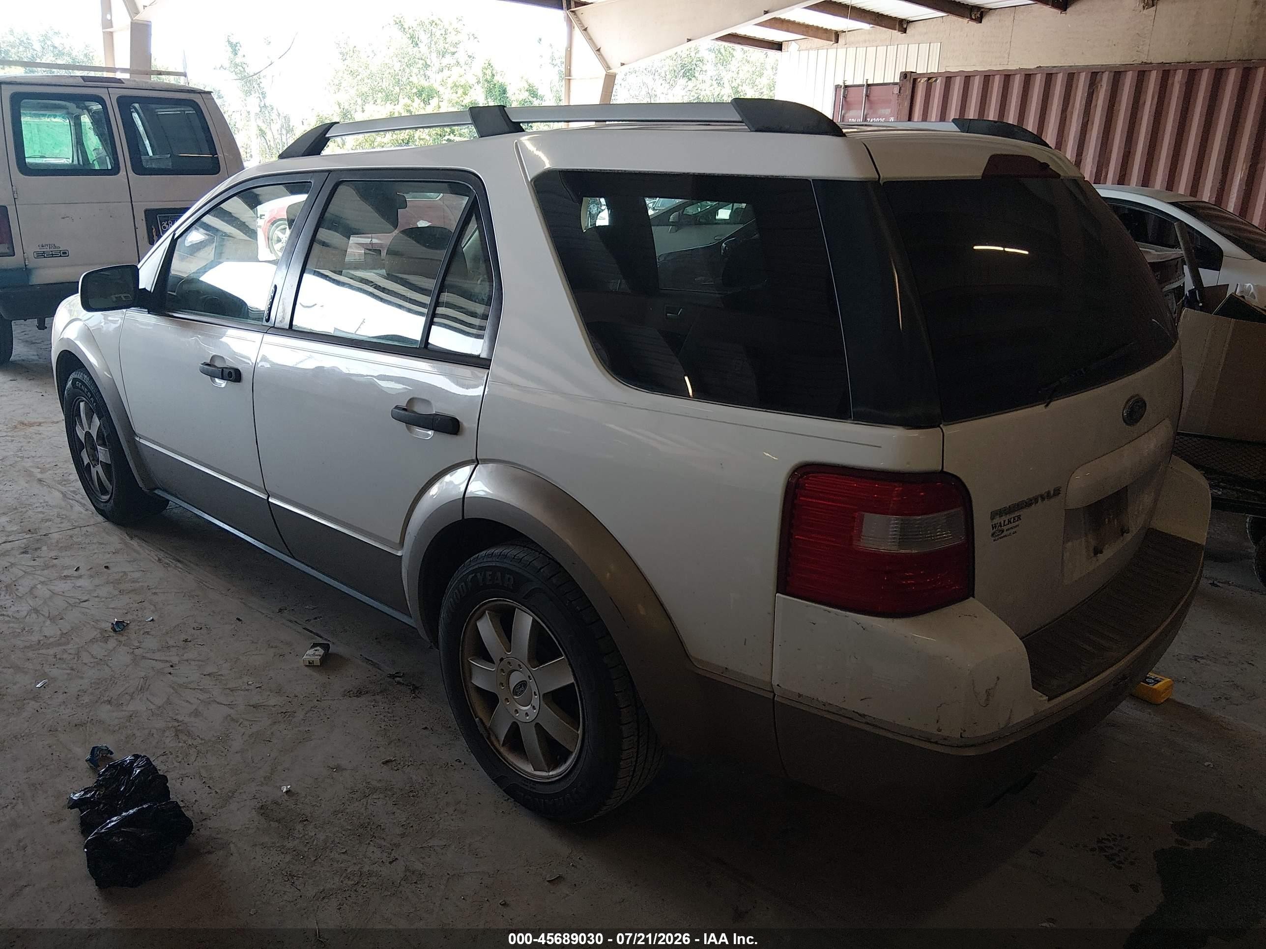 2006 Ford Freestyle Se White vin: 1FMZK01166GA41513