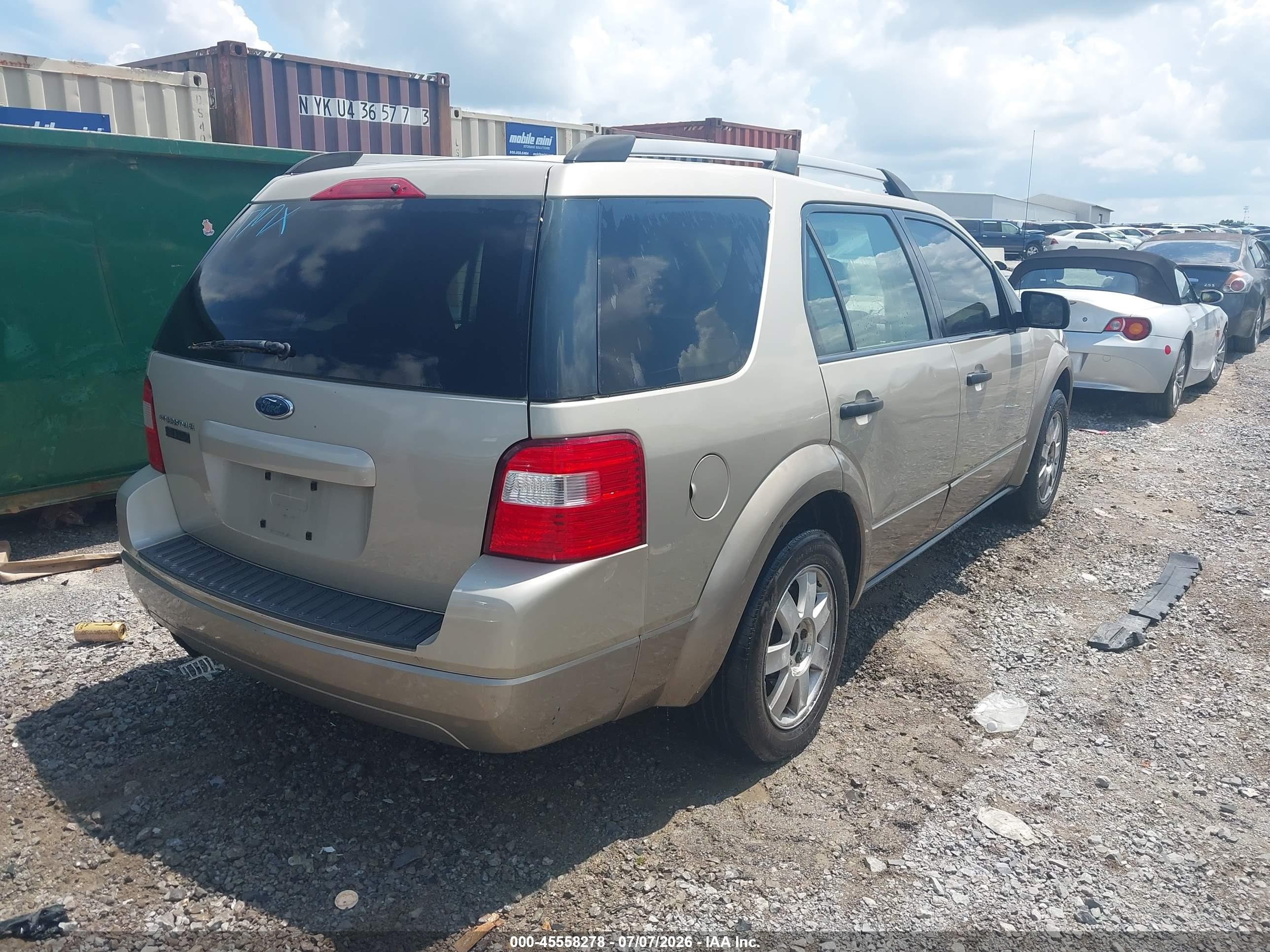 2005 Ford Freestyle Se Gold vin: 1FMZK01195GA62855