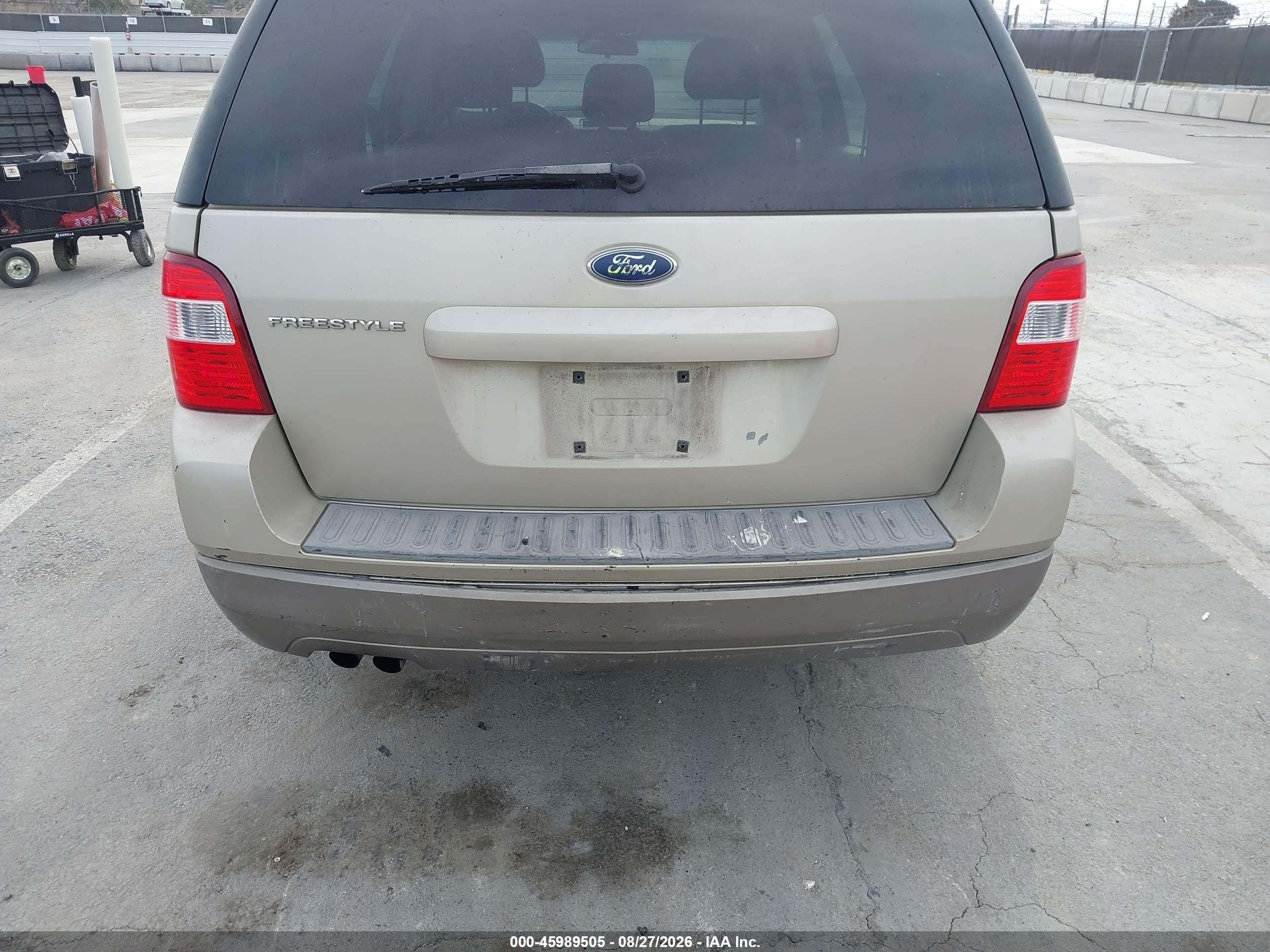 2006 Ford Freestyle Se Beige vin: 1FMZK01196GA08831