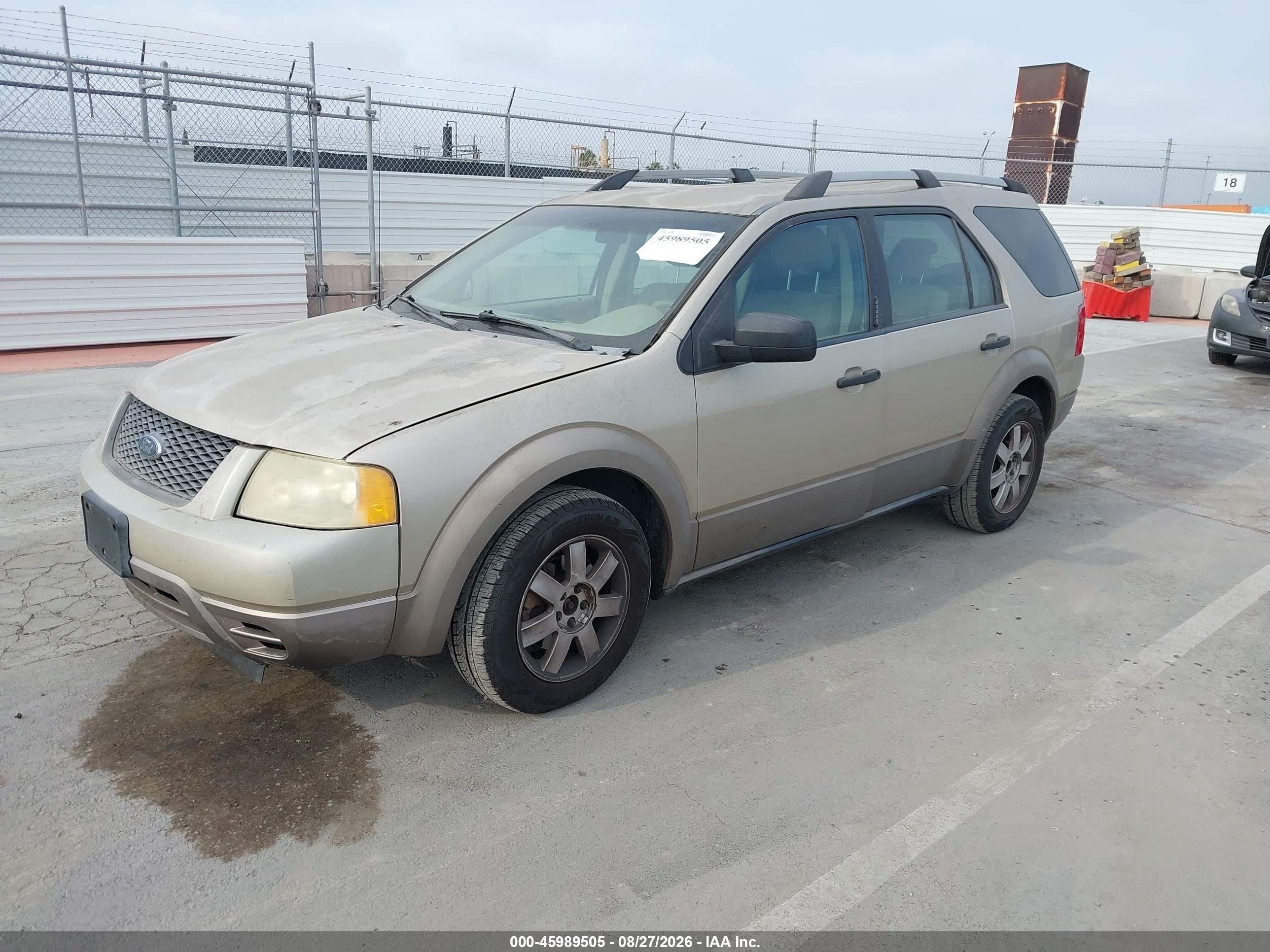 2006 Ford Freestyle Se Beige vin: 1FMZK01196GA08831