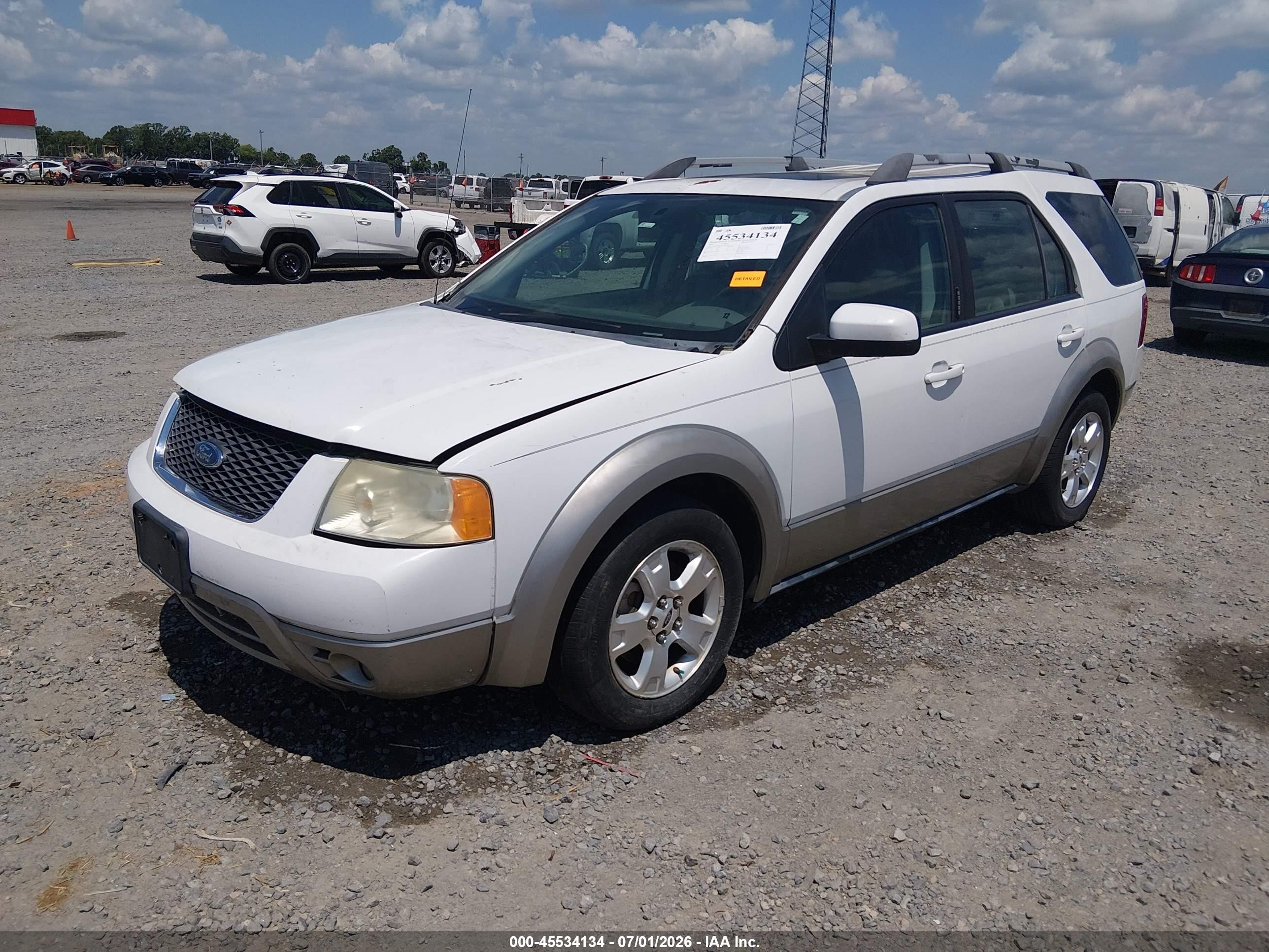 2006 Ford Freestyle Sel Белый vin: 1FMZK02126GA45900