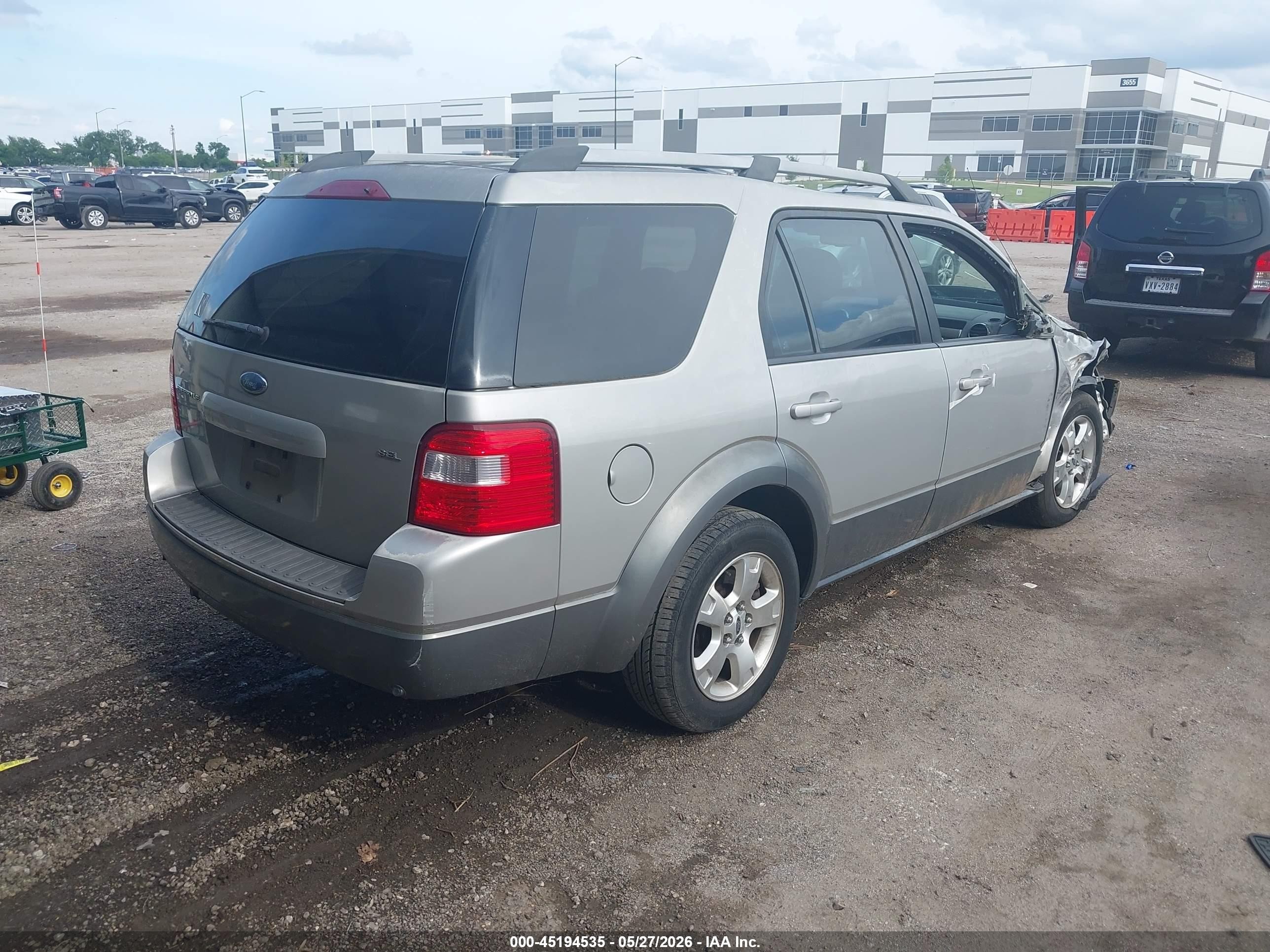 2006 Ford Freestyle Sel Silver vin: 1FMZK02136GA02201