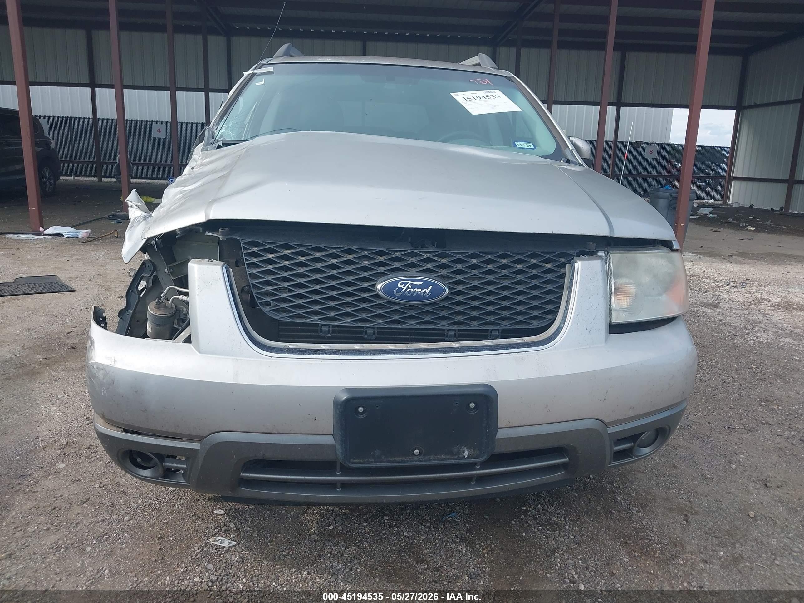 2006 Ford Freestyle Sel Silver vin: 1FMZK02136GA02201