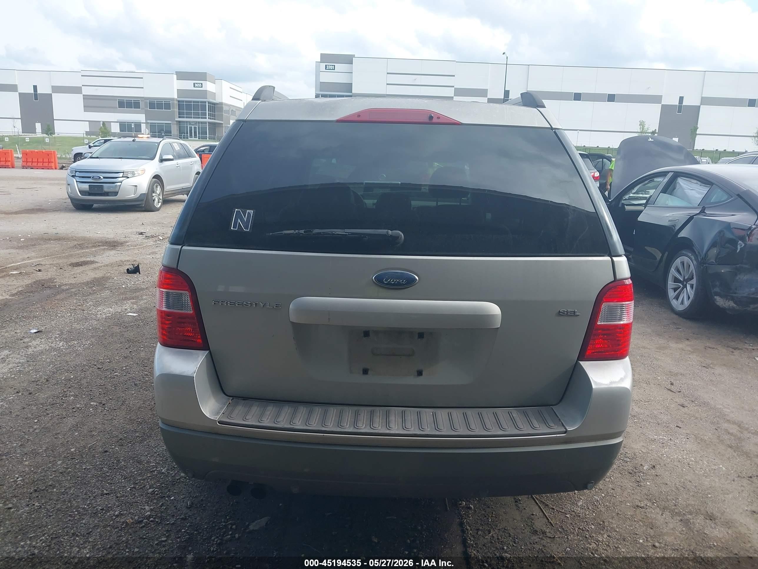 2006 Ford Freestyle Sel Silver vin: 1FMZK02136GA02201
