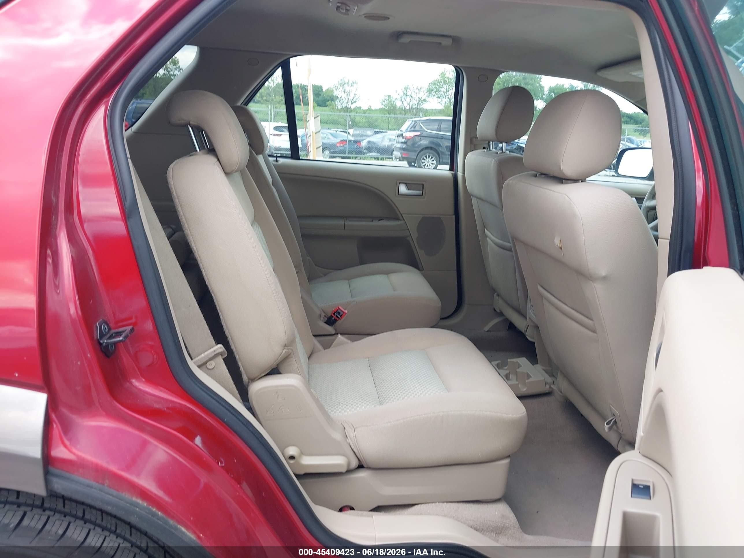 2005 Ford Freestyle Sel Red vin: 1FMZK02155GA31682