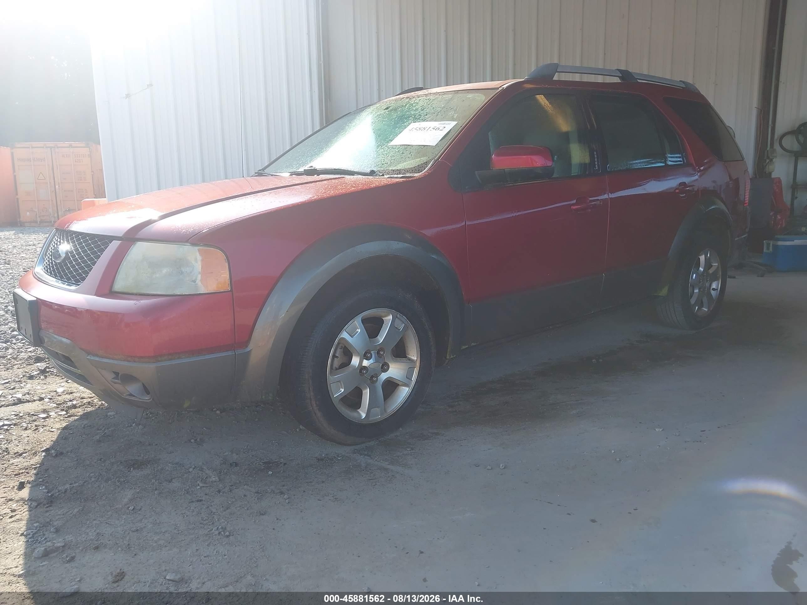2006 Ford Freestyle Sel Красный vin: 1FMZK02166GA53594