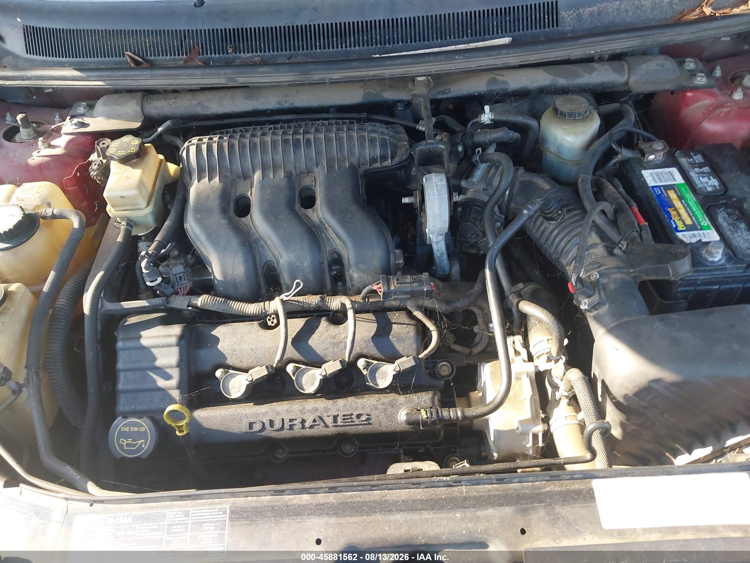 2006 Ford Freestyle Sel Красный vin: 1FMZK02166GA53594